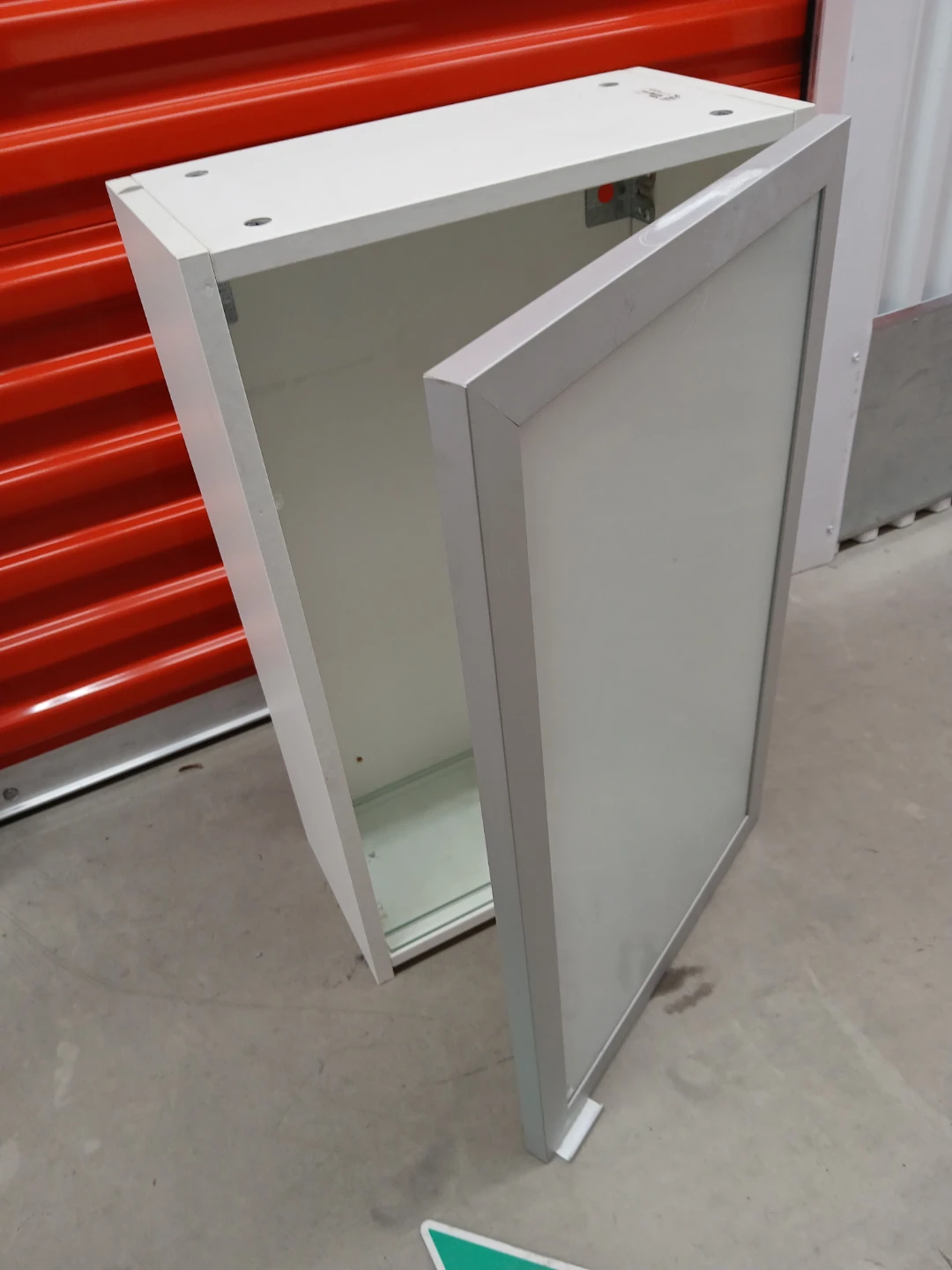 Medicine Cabinet with Frosted Glass Door