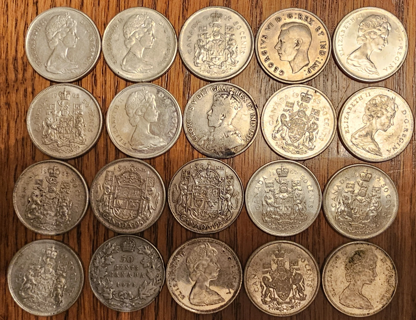 CDN Silver Halves $220 Face 132 oz of  Silver $1500 under spot!