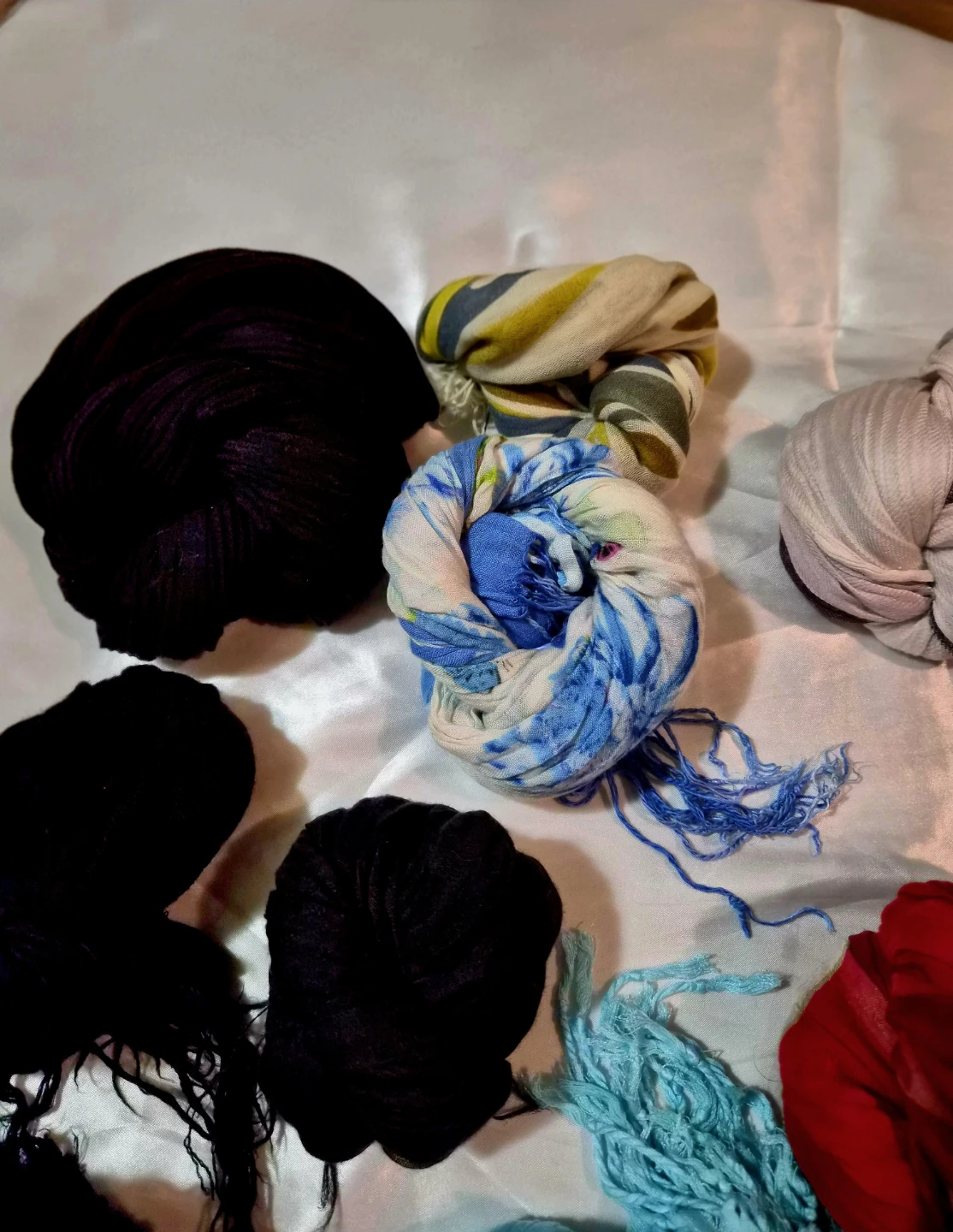 Assorted Scarves - Various Colours & Patterns - photo 3