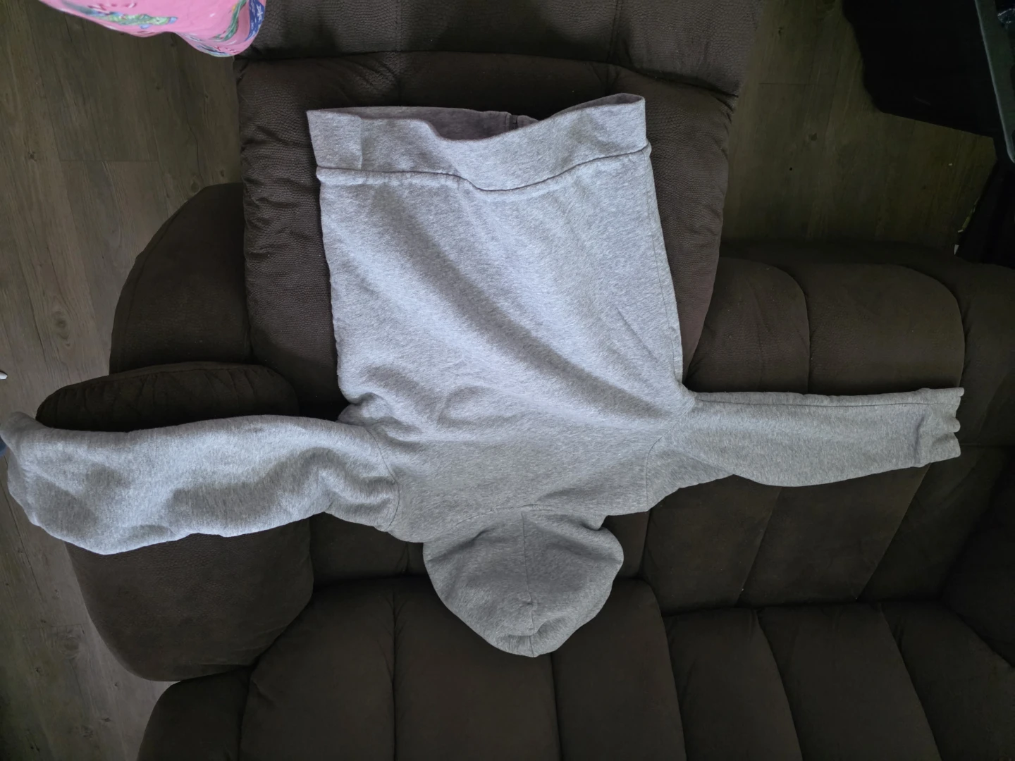 Old Navy XL (14-16) Grey Bear Hoodie - photo 3