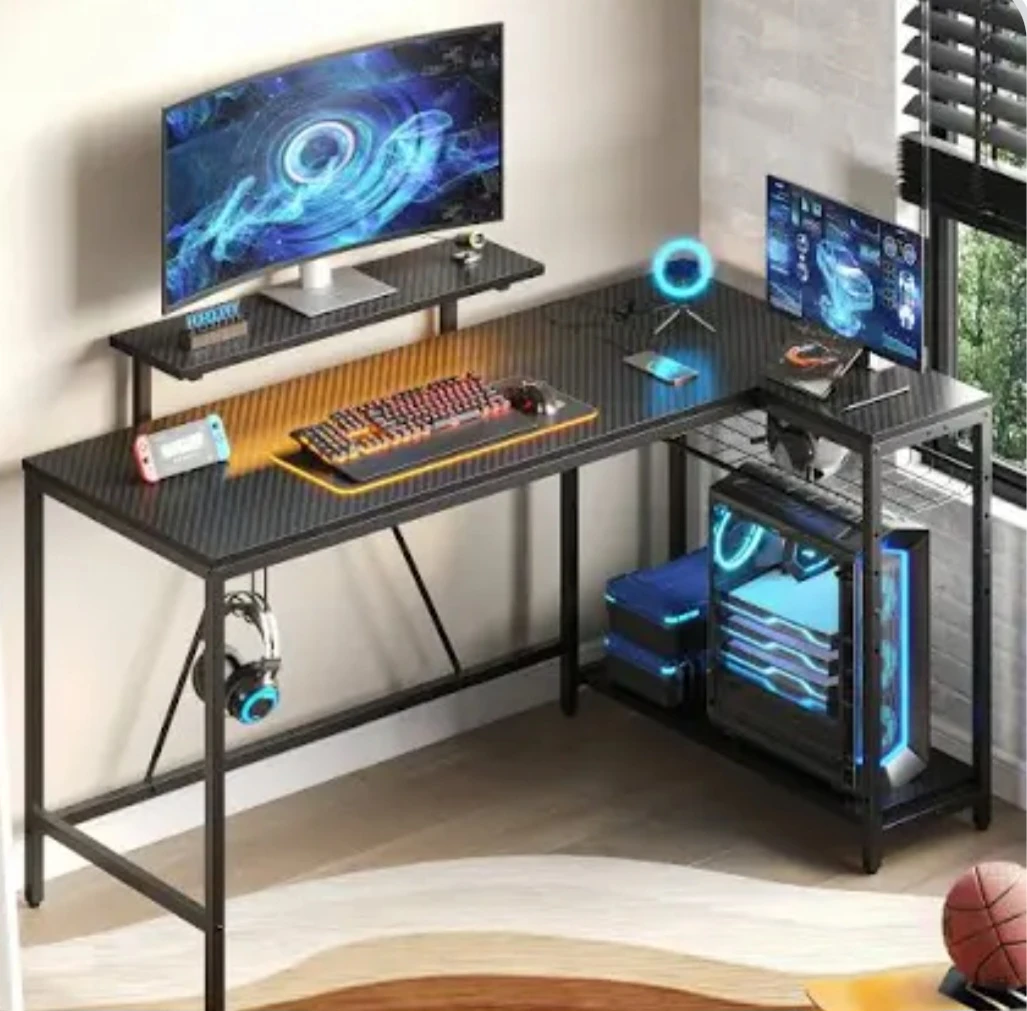 Bestier L-Shaped Gaming Desk