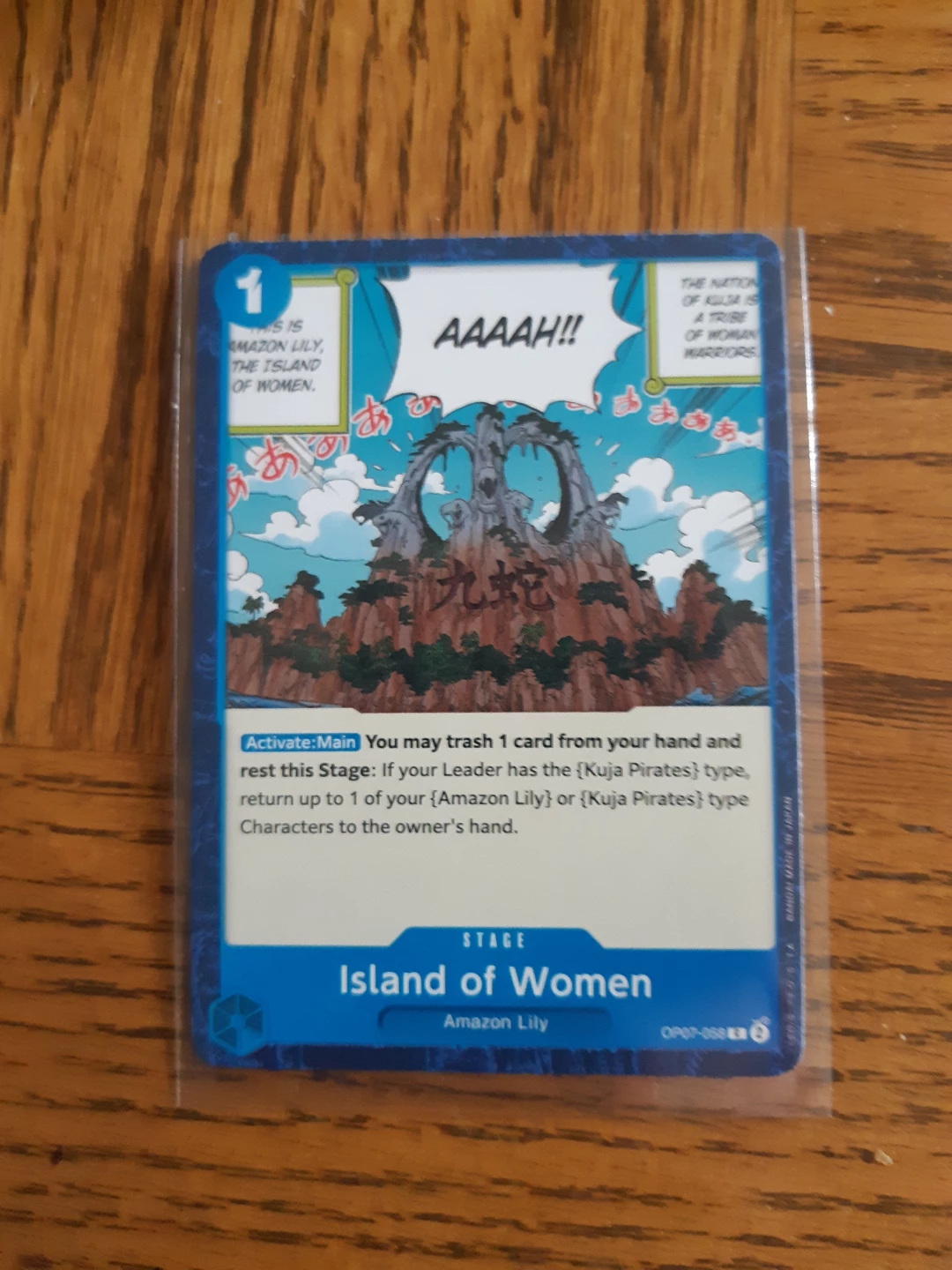 One Piece Card Game - Island of Women Stage Card
