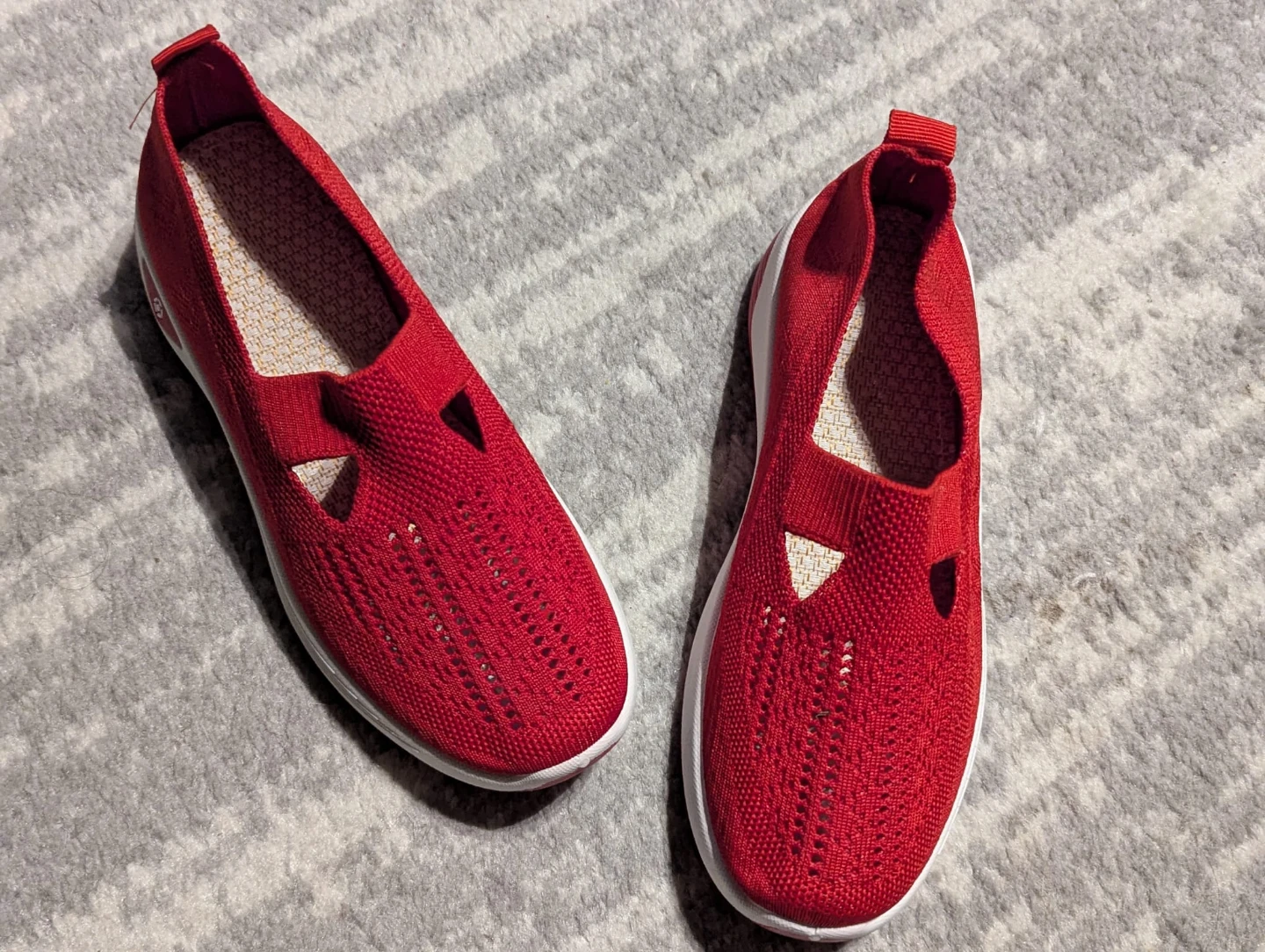 Red Slip-On Shoes - photo 5