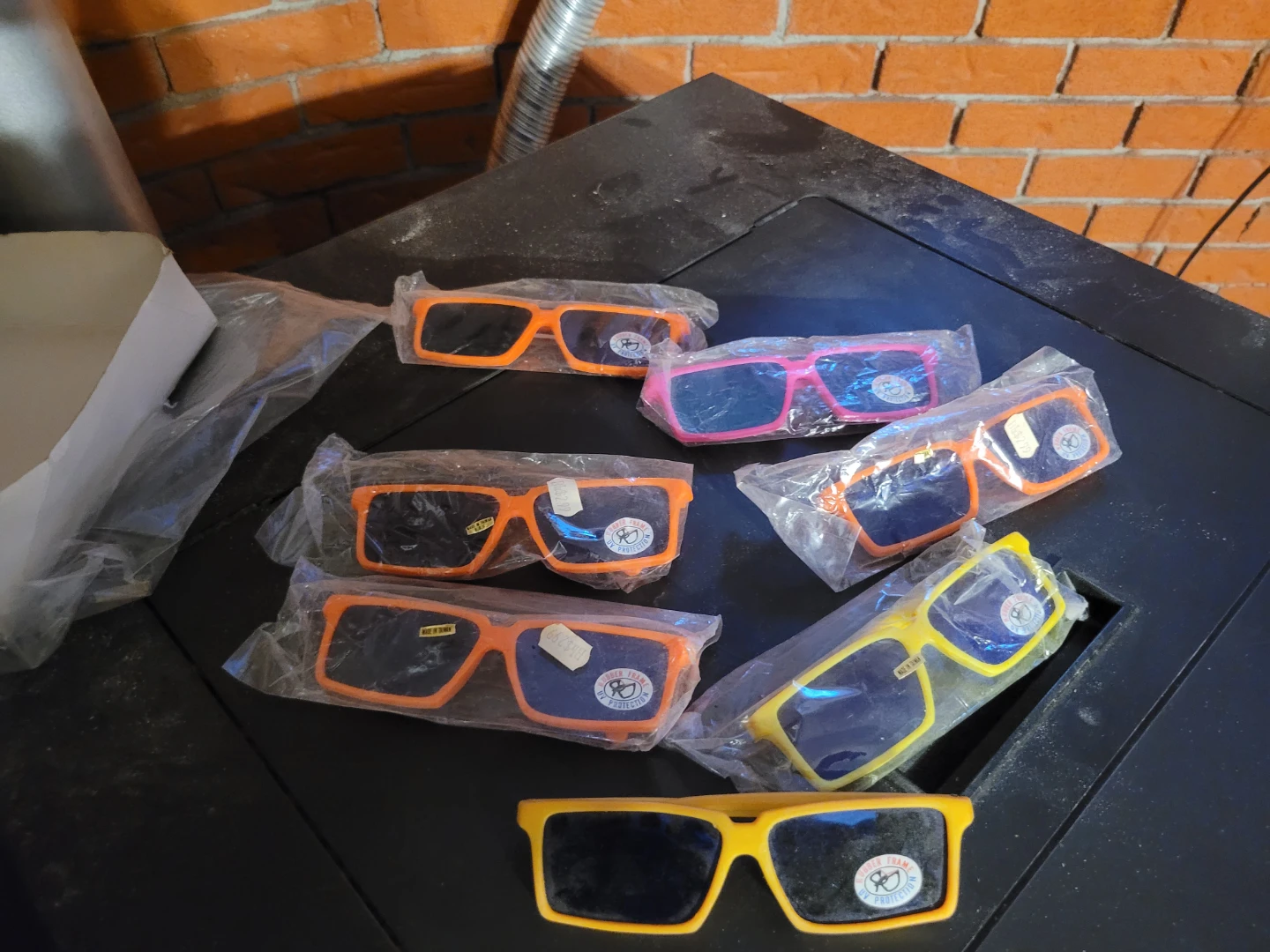 Set of 7 Novelty Sunglasses - Assorted Colours