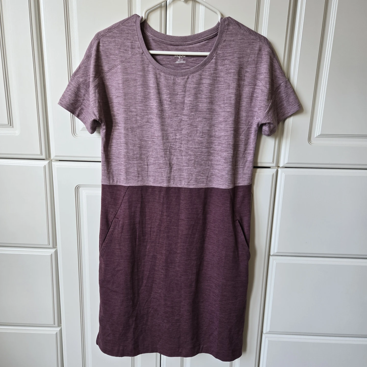 Hyba Women's T-Shirt Dress XS/TP Purple Heather Blend