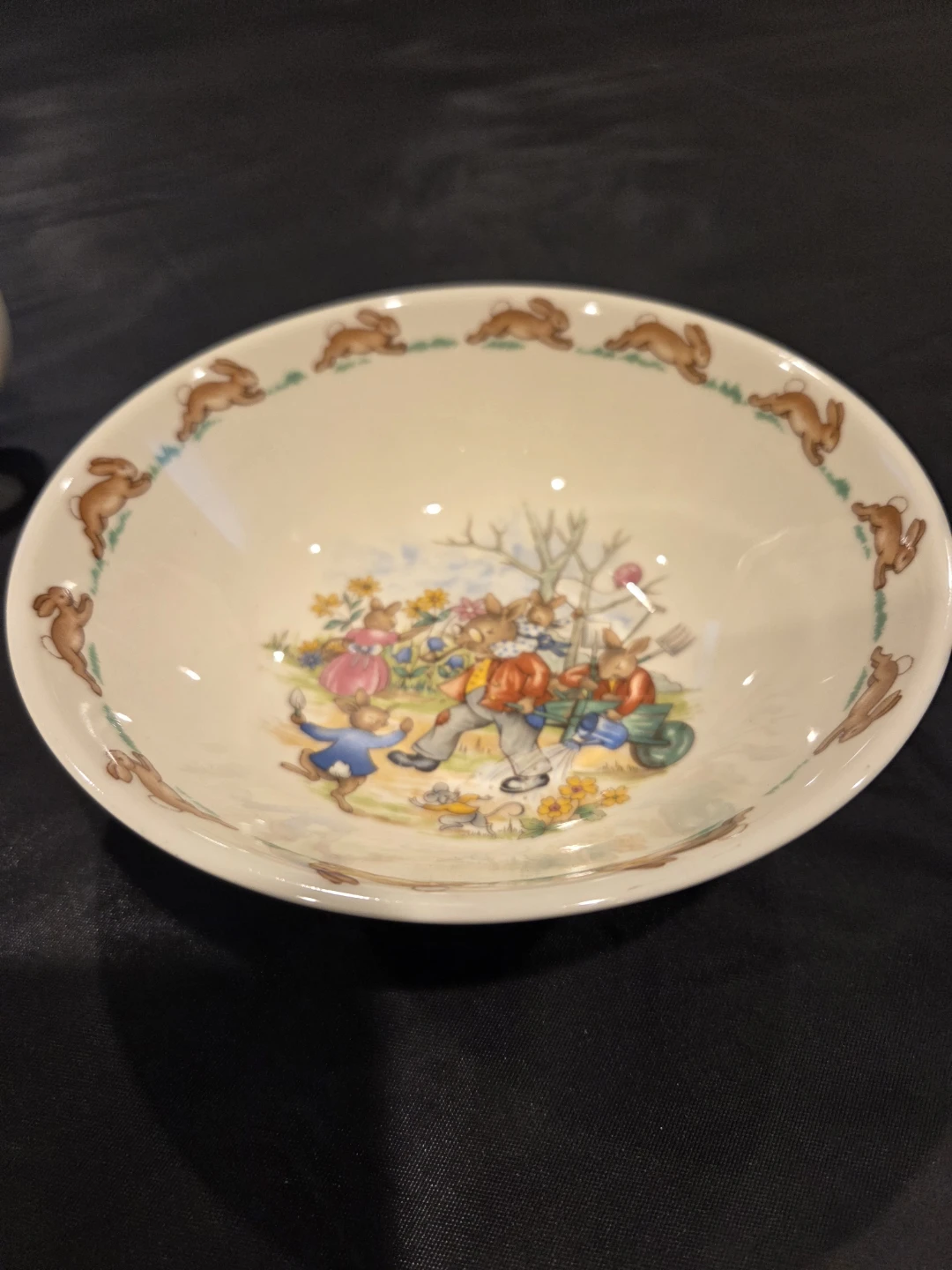 Vintage Bunnykins Bowl by Royal Doulton