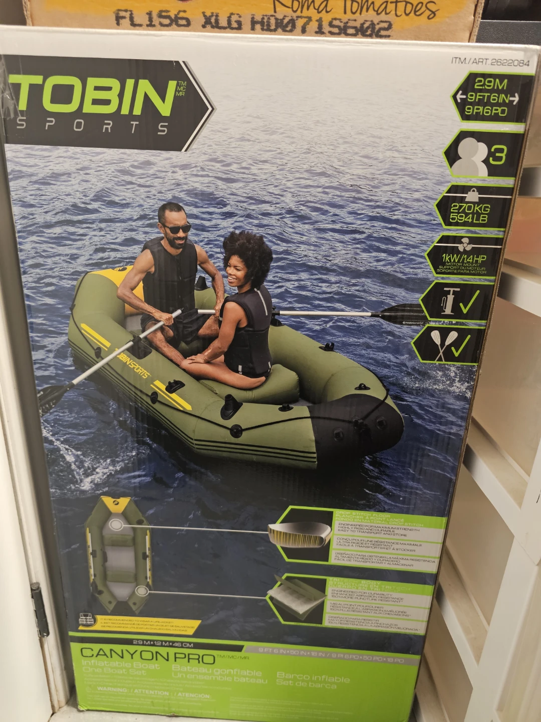 Tobin Sports Canyon Pro Inflatable Boat - New in Box!