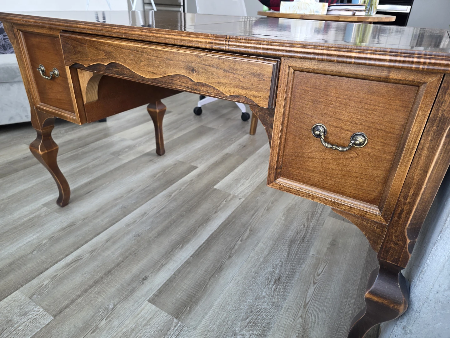 Antique Wood Writing Desk
