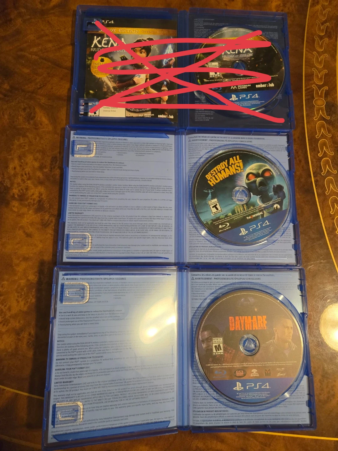 PlayStation 4 Video Games Bundle - Group for $90 - photo 3