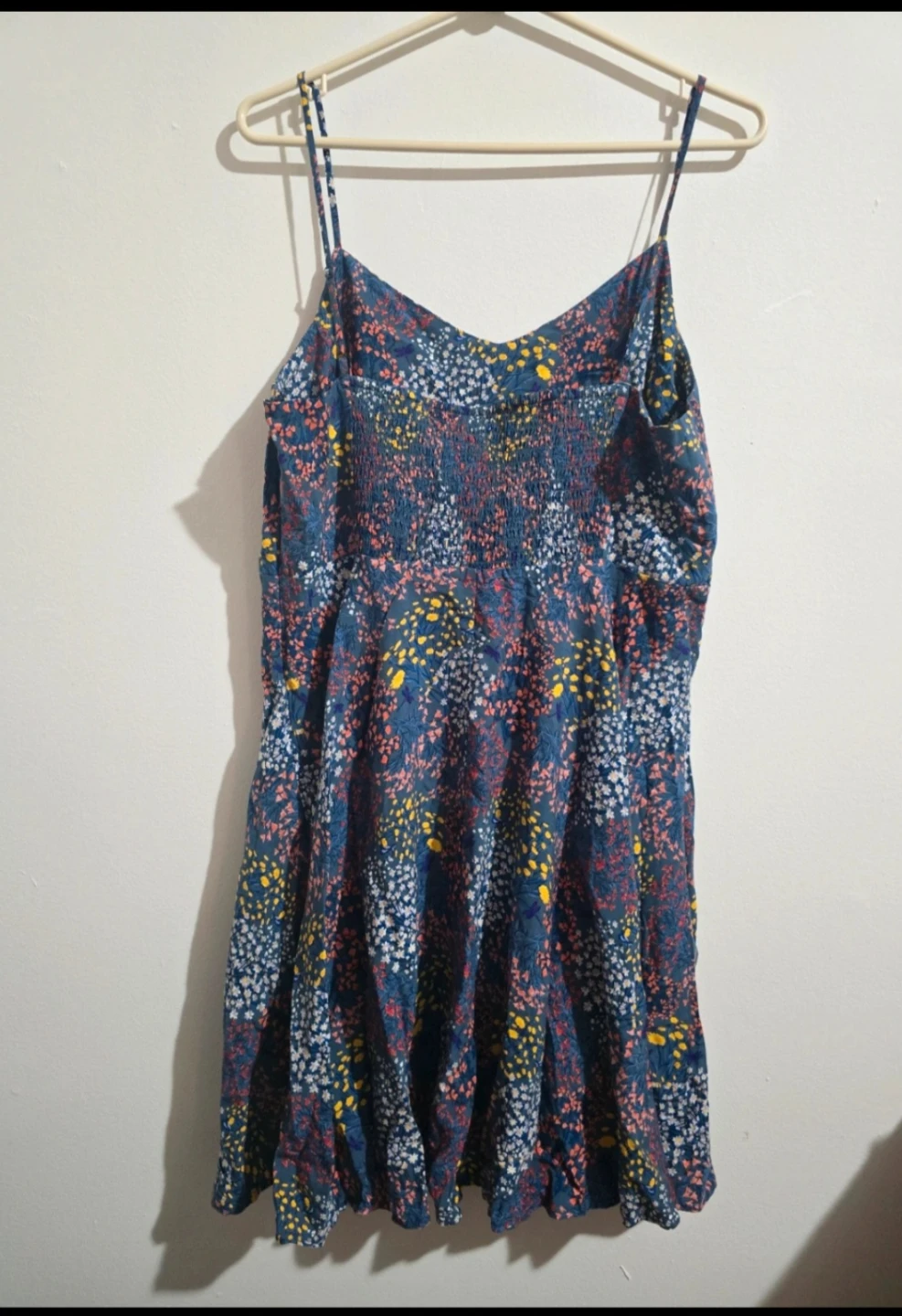 NWT Old Navy Blue Floral Cami Sundress XL new with tags