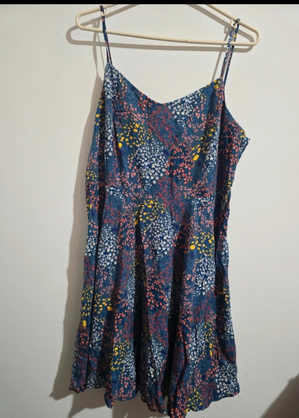 NWT Old Navy Blue Floral Cami Sundress XL new with tags - photo 2