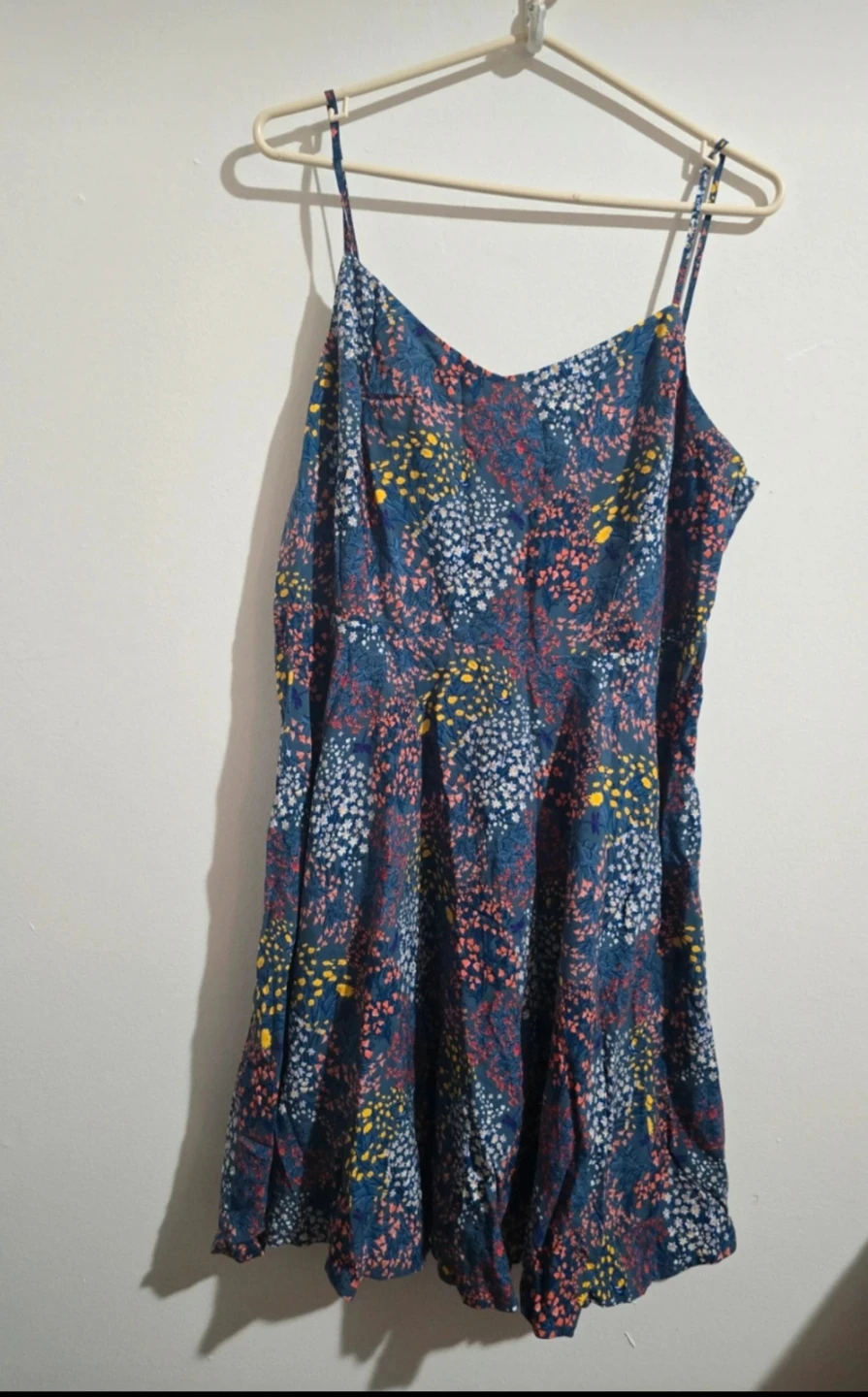 NWT Old Navy Blue Floral Cami Sundress XL new with tags - photo 3