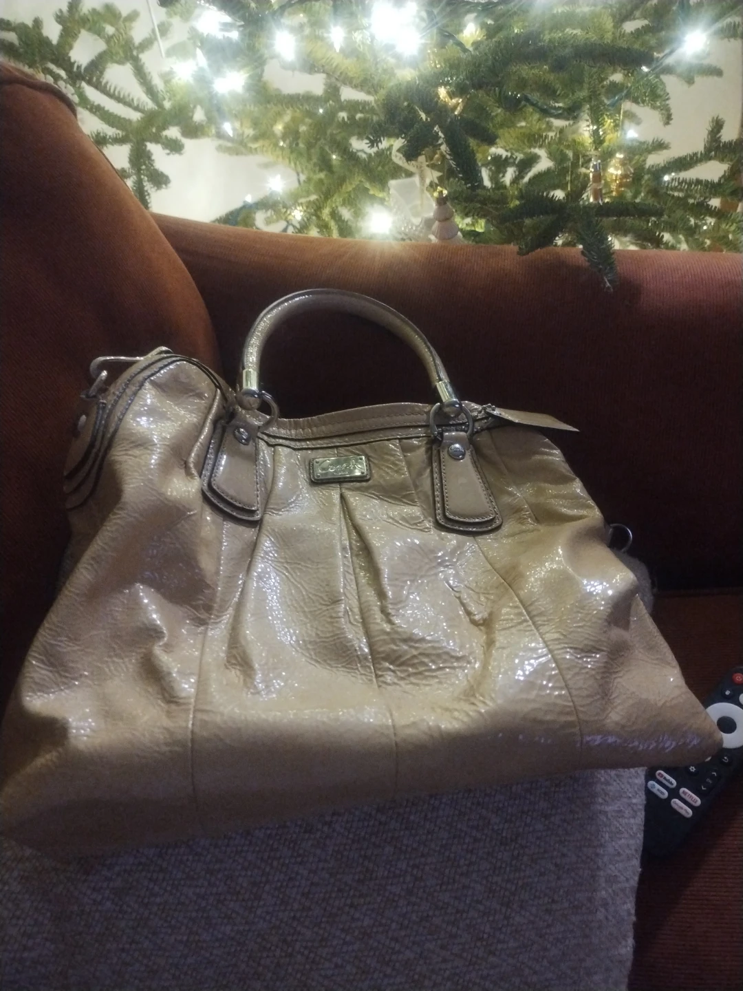 Coach Patent Leather Handbag - photo 2