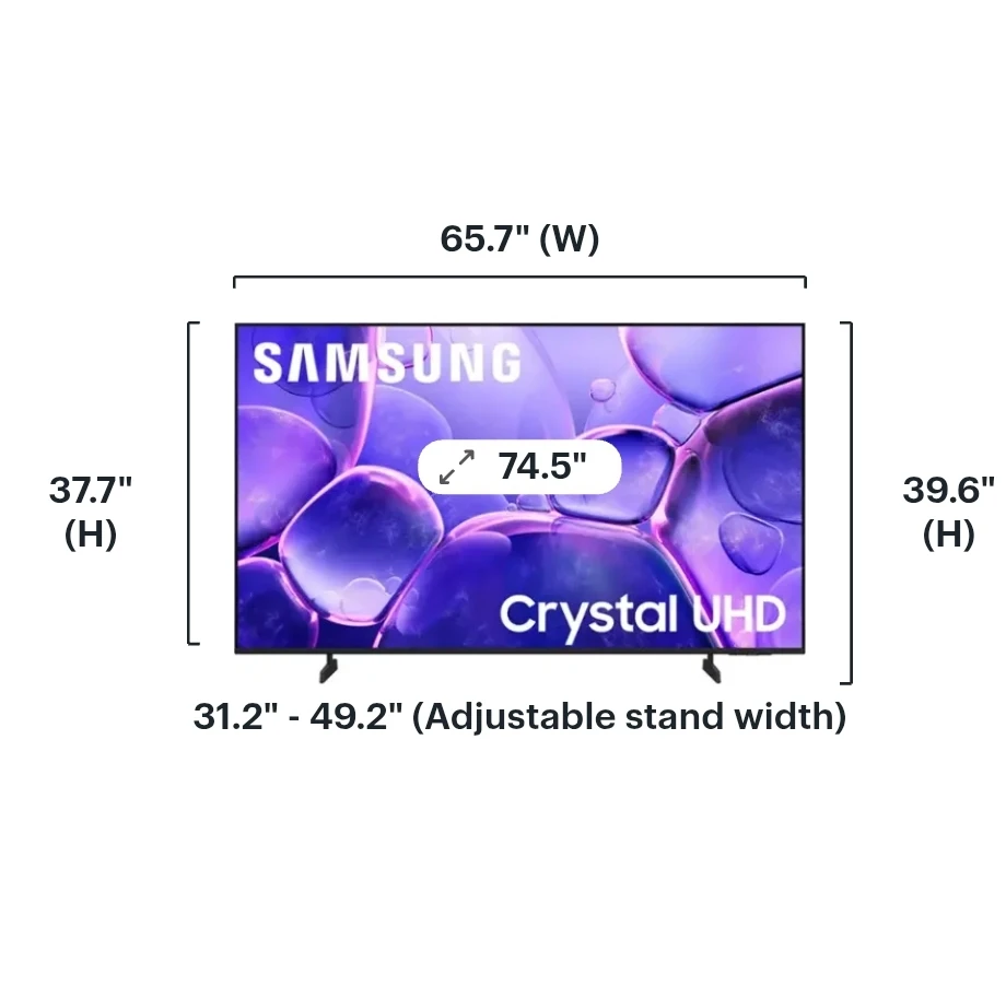 Samsung 75" U8000F Crystal UHD 4K TV - photo 3