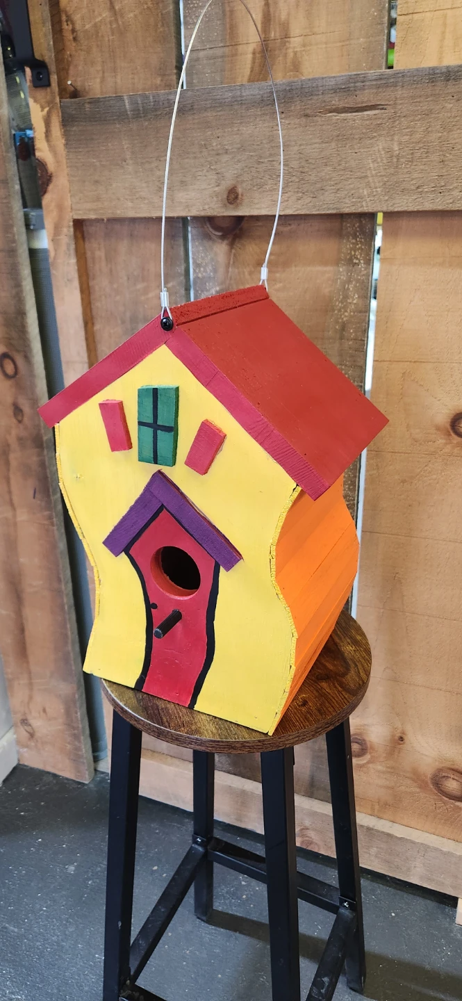 Dr Seuss Handmade Birdhouse