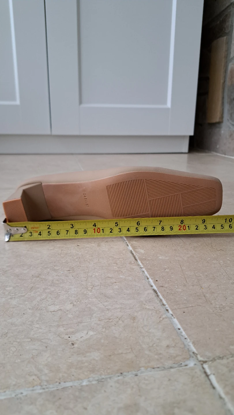 Beige Block Heel Pumps - photo 5