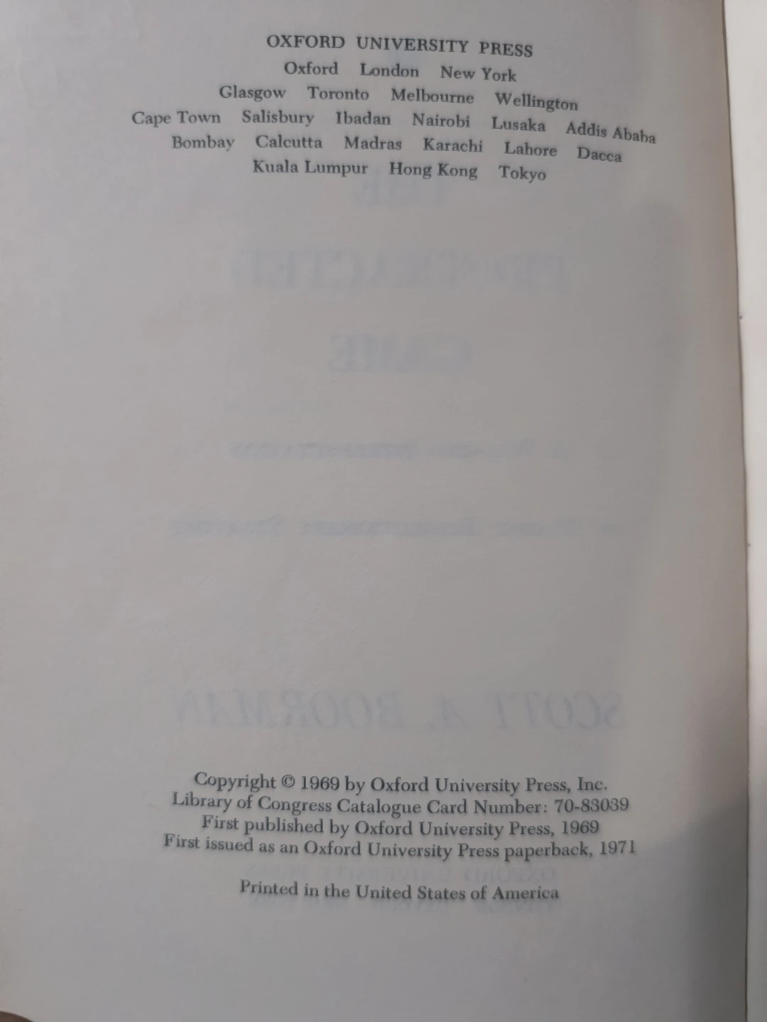 The Protracted Game - Scott A. Boorman 1971, softcover - photo 4