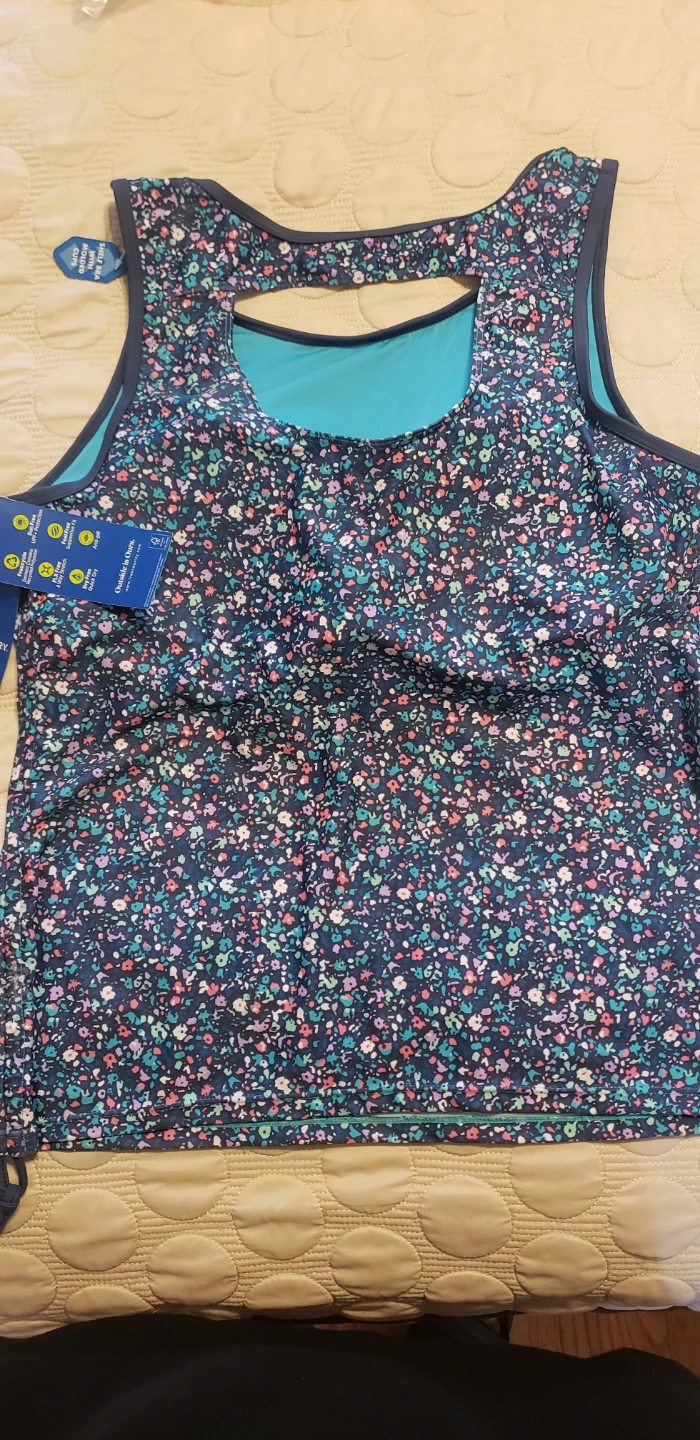 New Free Country Swimsuit Top - 1X - photo 4