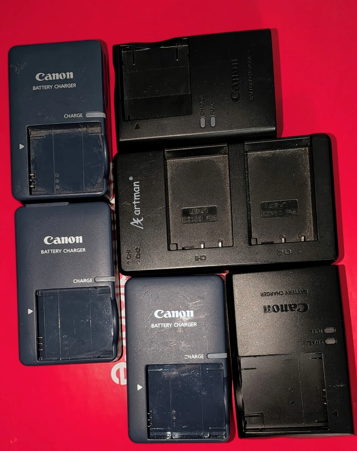 Canon Battery Chargers - Assorted Models