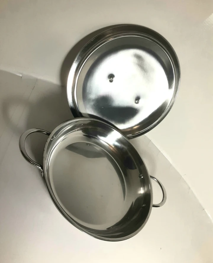 Stainless Steel Pan W/ Lid | Bon Chef - photo 3