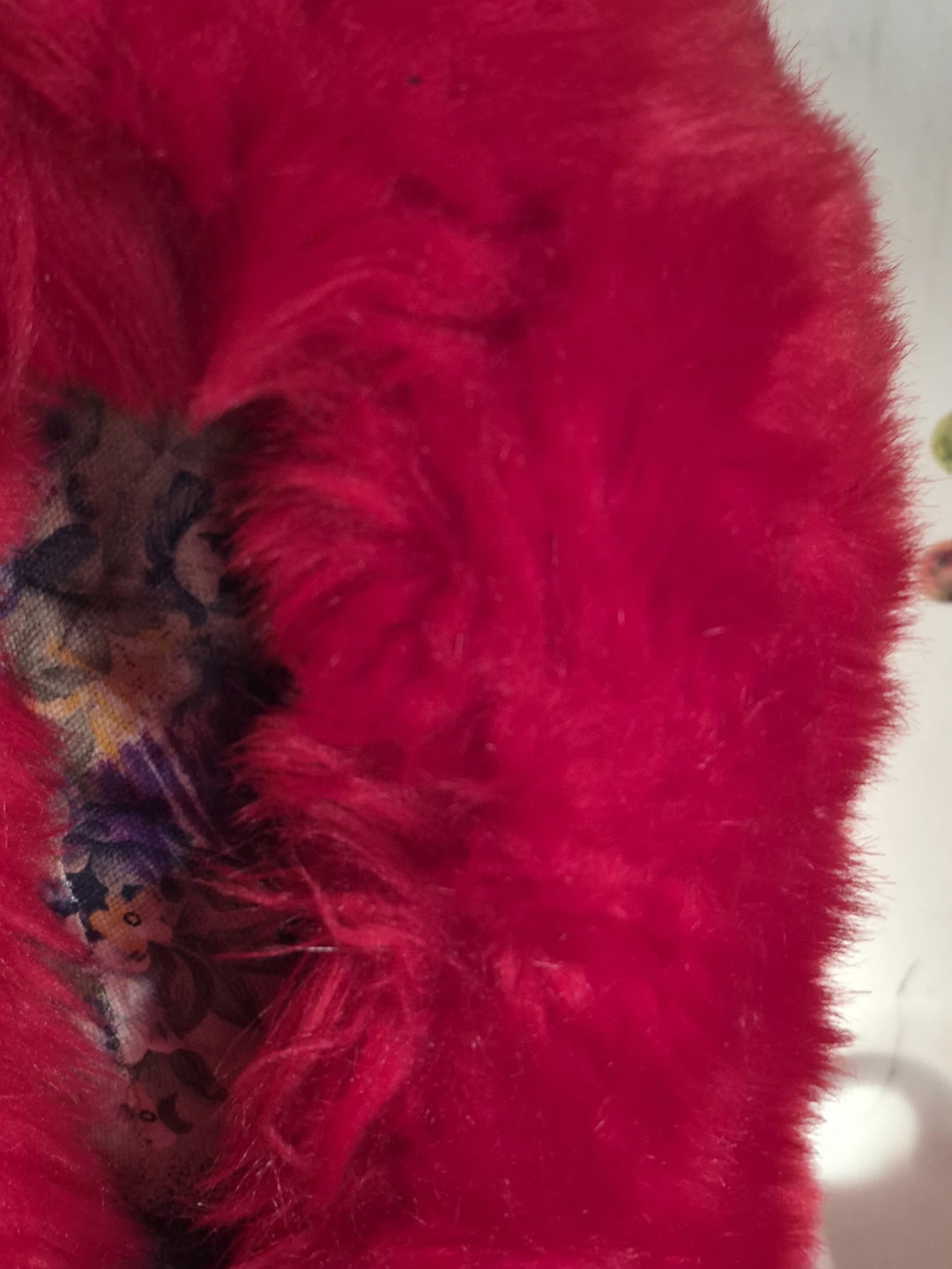 Red Faux Fur Coat - photo 3