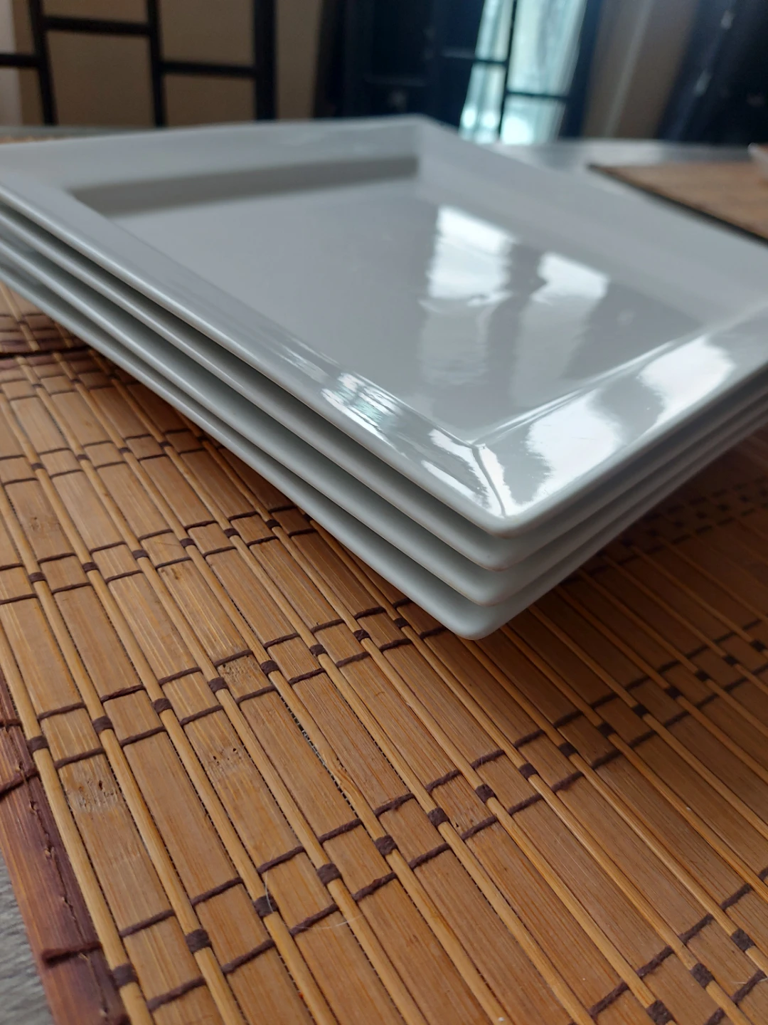 Set of White Square Plates - photo 2