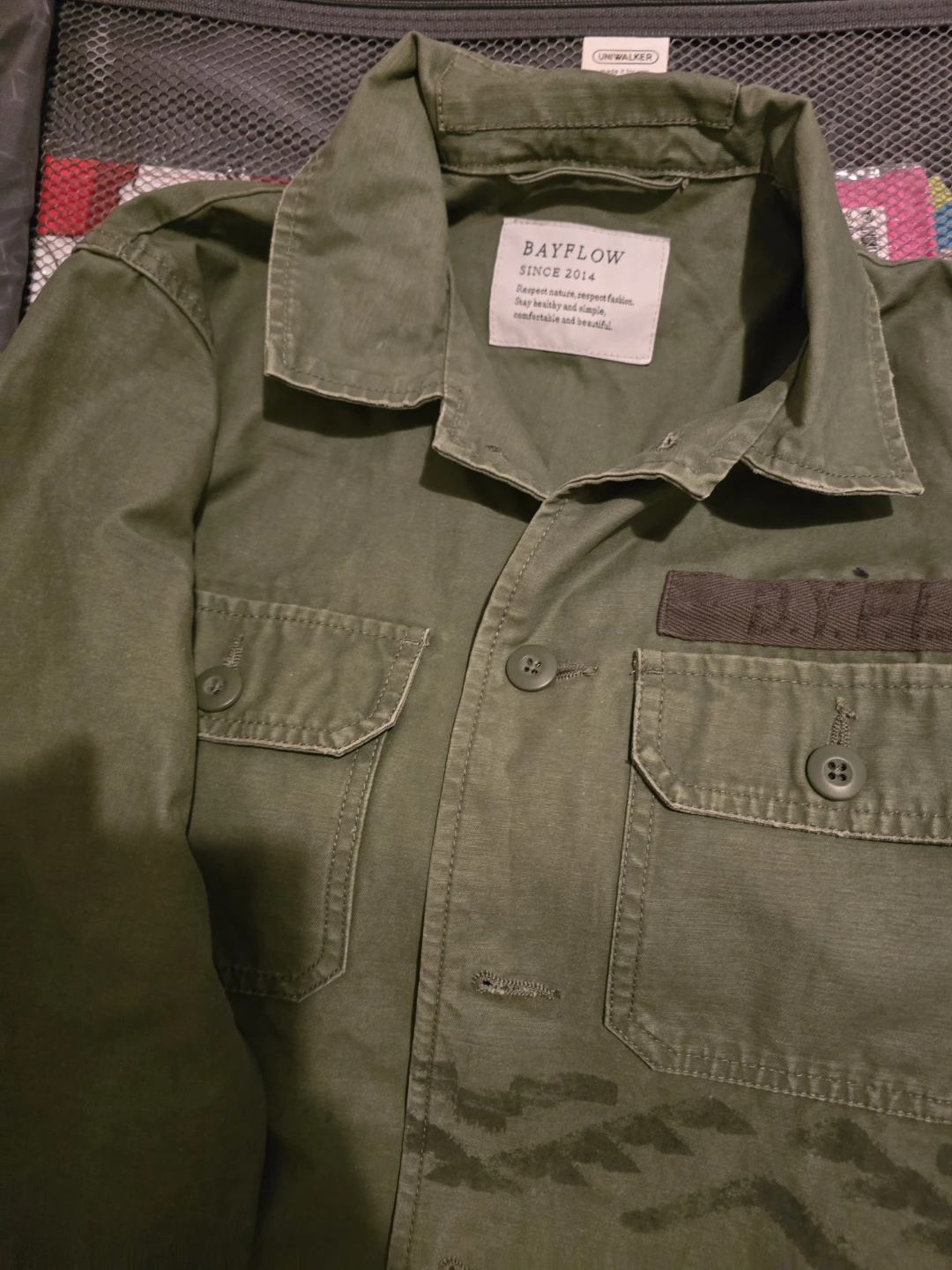 Bayflow Olive Green Jacket Vintage - photo 2