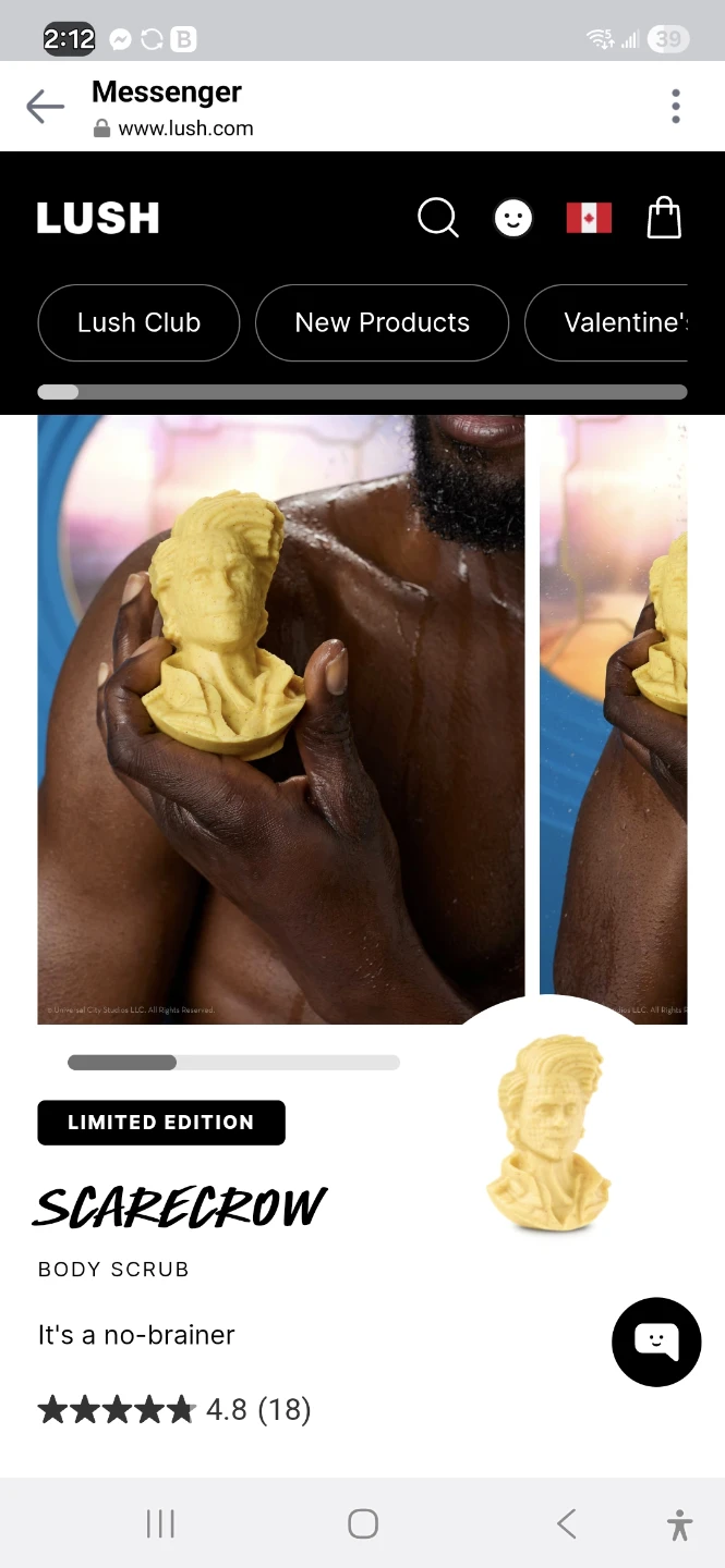 Lush Scarecrow Body Scrub - 100g