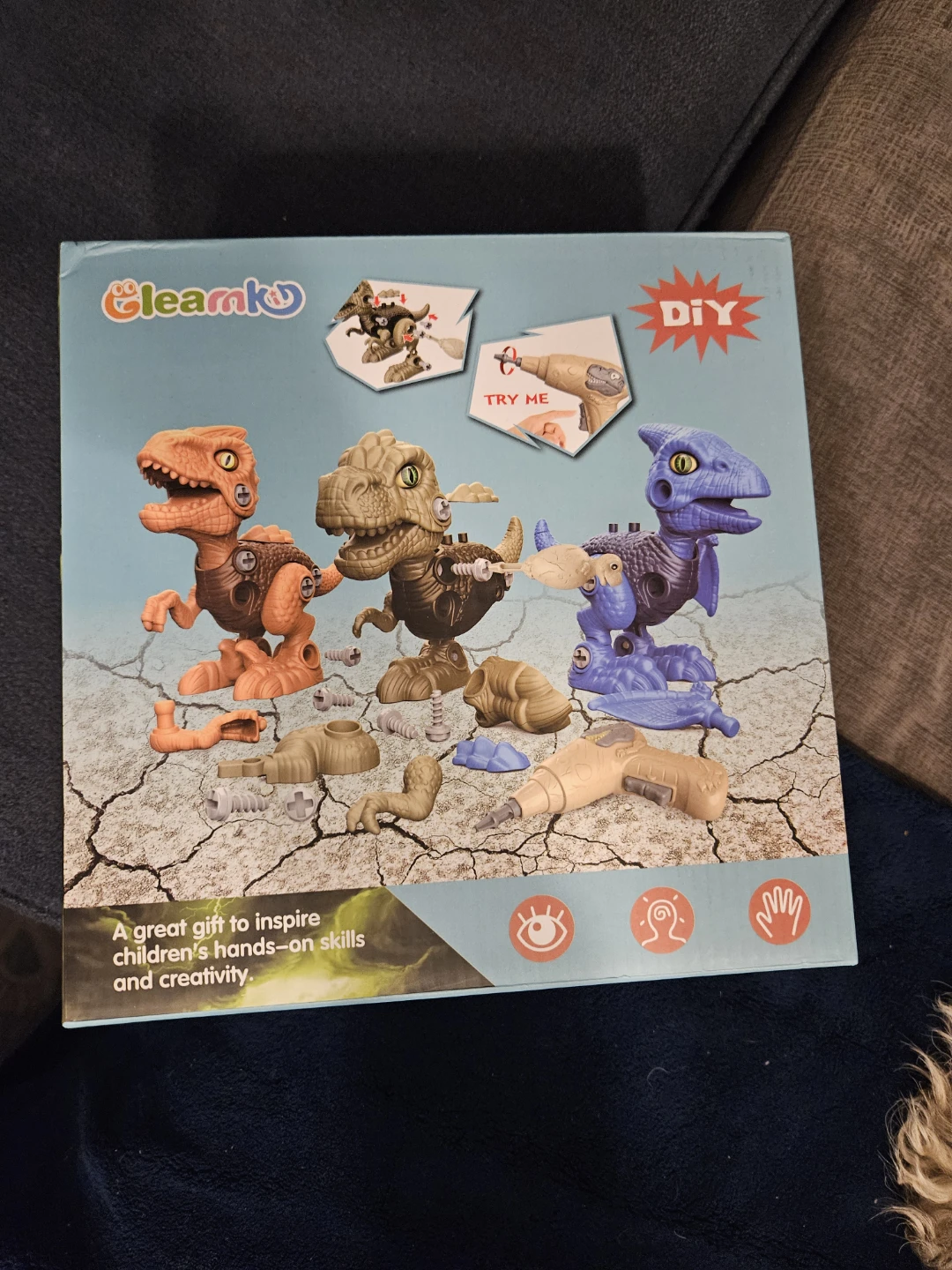 Gleamkid Assemble Dinosaurs DIY Toy Set BRAND NEW
