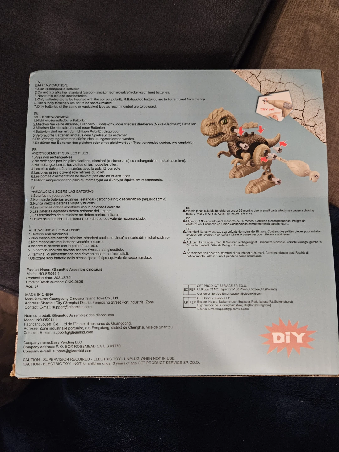 Gleamkid Assemble Dinosaurs DIY Toy Set BRAND NEW - photo 2