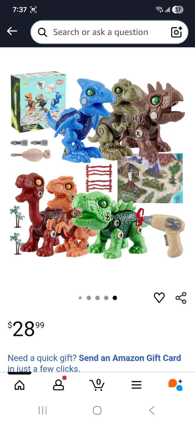 Gleamkid Assemble Dinosaurs DIY Toy Set BRAND NEW - photo 4