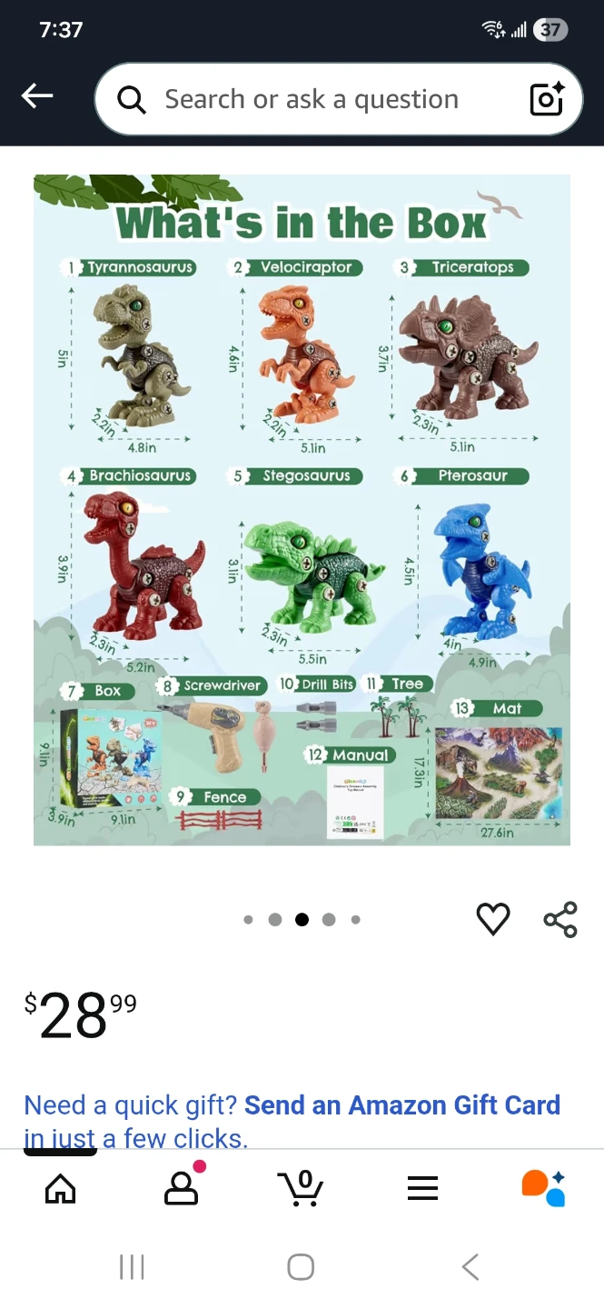 Gleamkid Assemble Dinosaurs DIY Toy Set BRAND NEW - photo 5