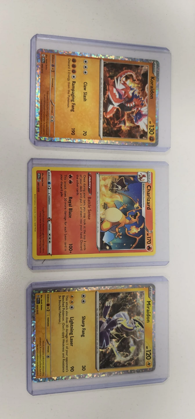 Pokemon TCG: Koraidon, Charizard, Miraidon