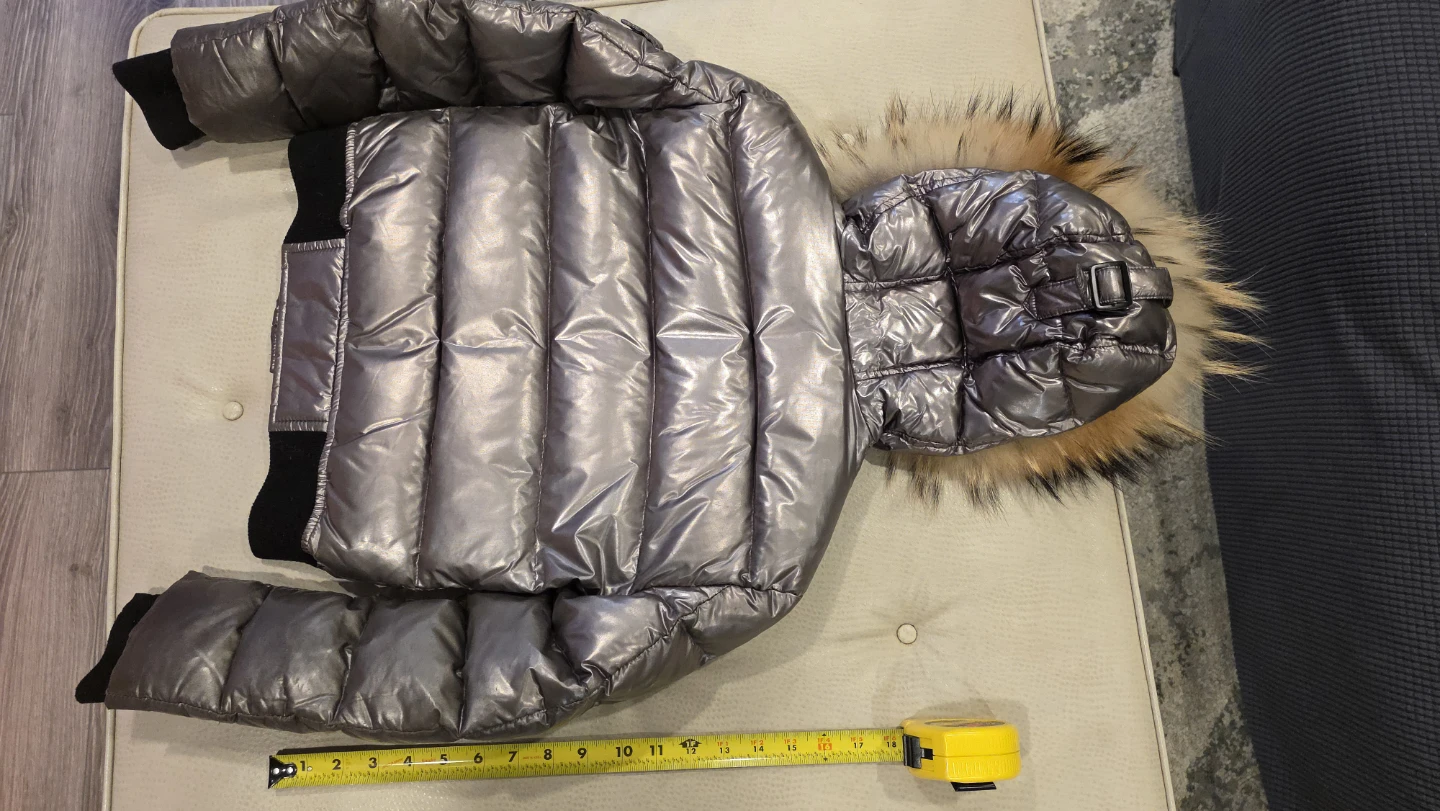 SAM. Metallic Puffer Jacket with Fur Hood - photo 2