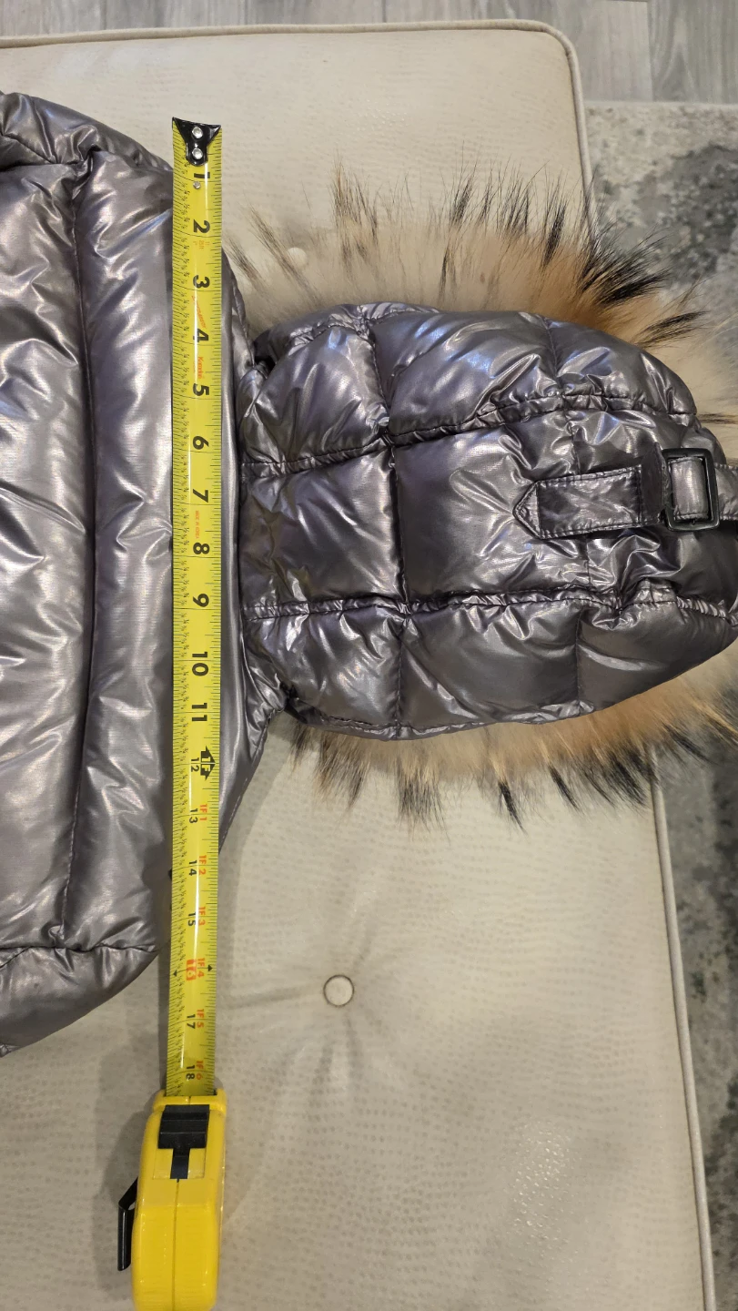 SAM. Metallic Puffer Jacket with Fur Hood - photo 3