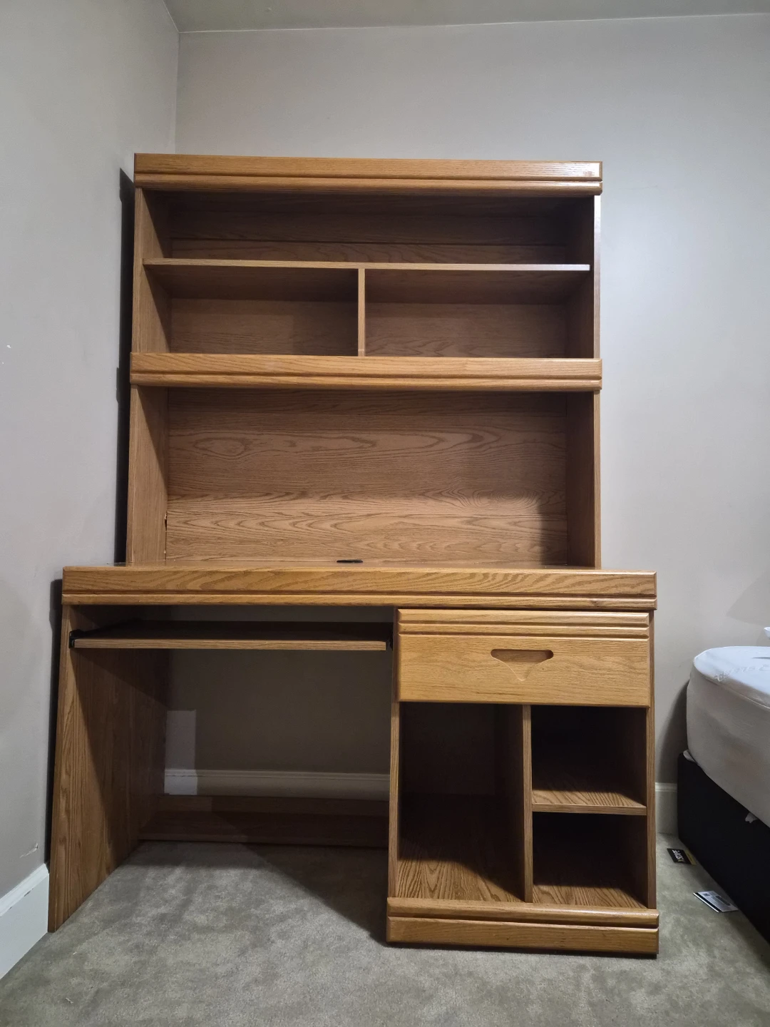 *FREE* Wooden Desk with Hutch - 52" Wide - photo 2