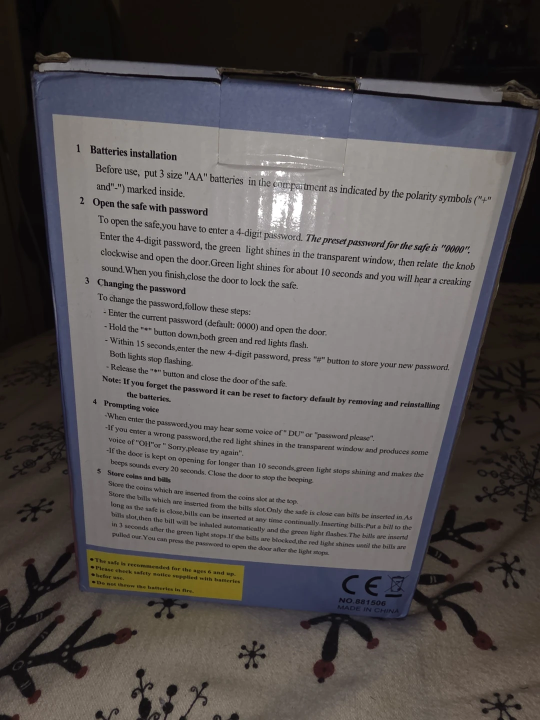 Pink Number Bank Safe - photo 2