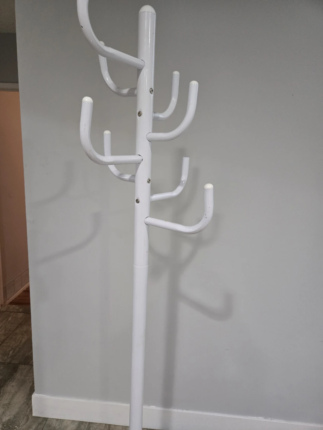 White Coat Rack Stand - photo 2