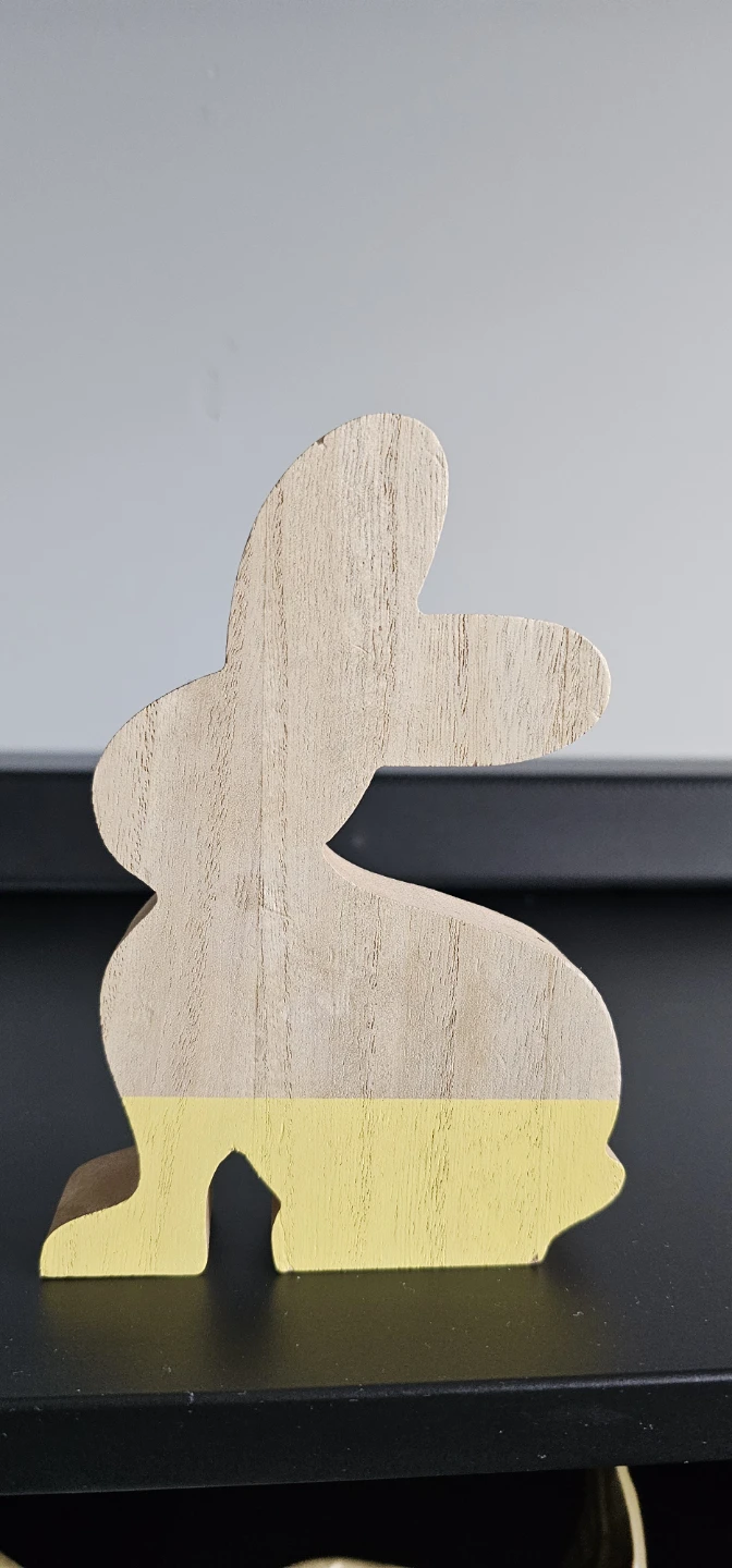 Wooden Bunny Decoration