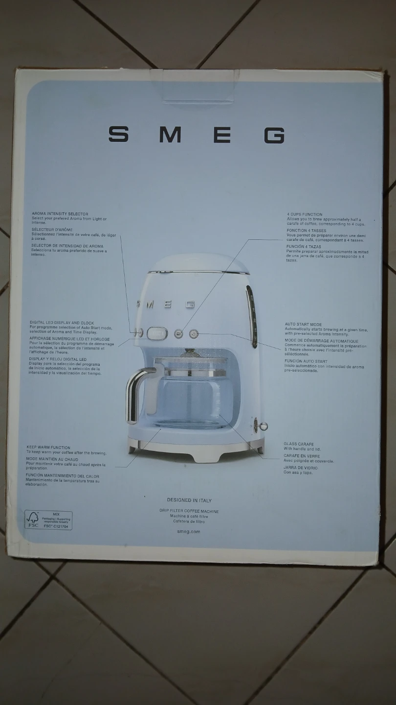 Brand new Smeg Drip Filter Coffee Machine - new unpacked - photo 2