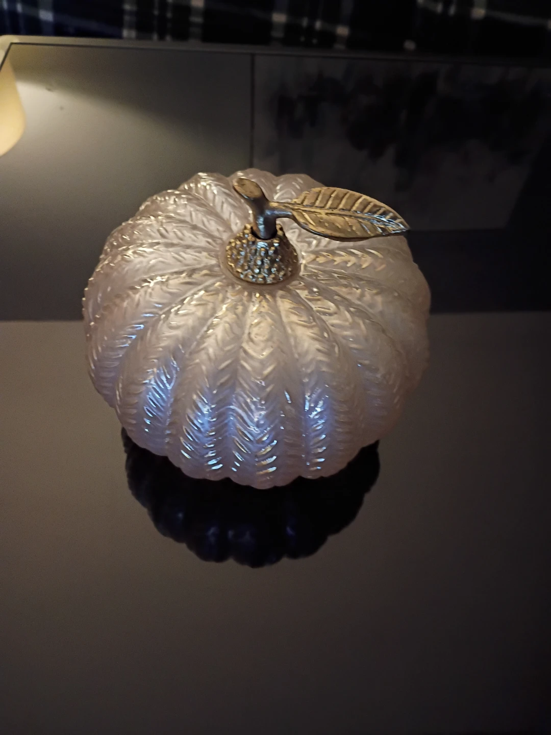 LED Glass Pumpkin - Home Decor