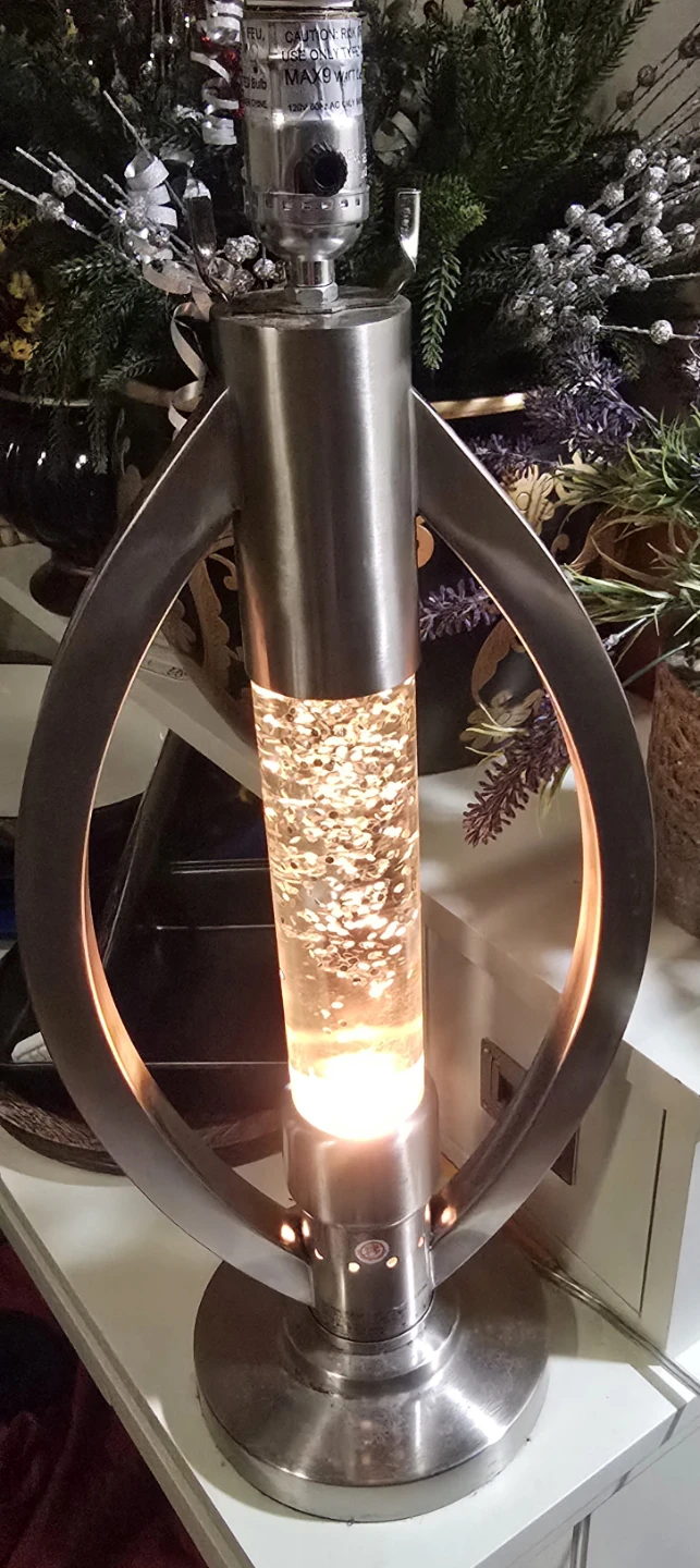 🥕Raymour and Flanagan Metal Lava Lamp with Glitter - photo 3
