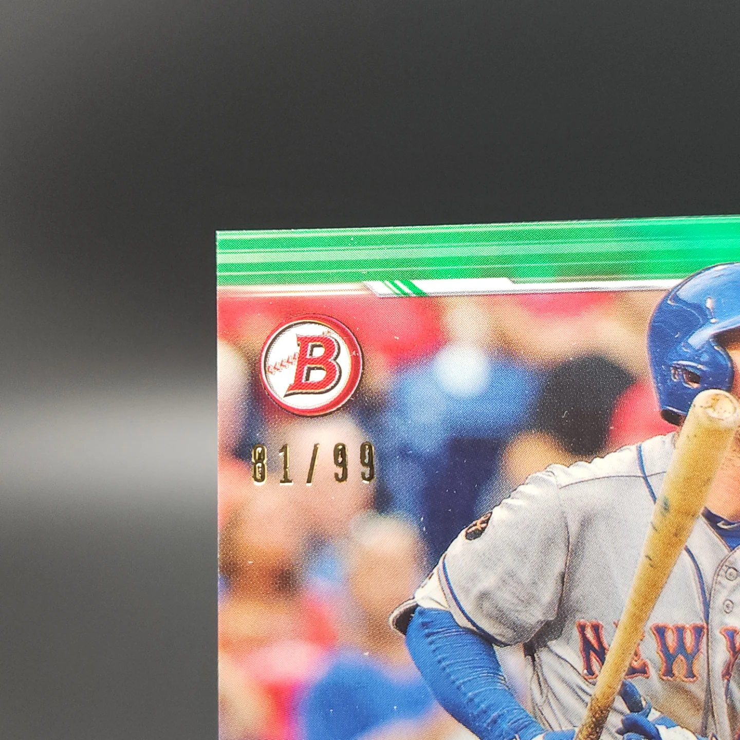 Jeff McNeil 2019 Bowman Baseball Rookie Card /99 - photo 3