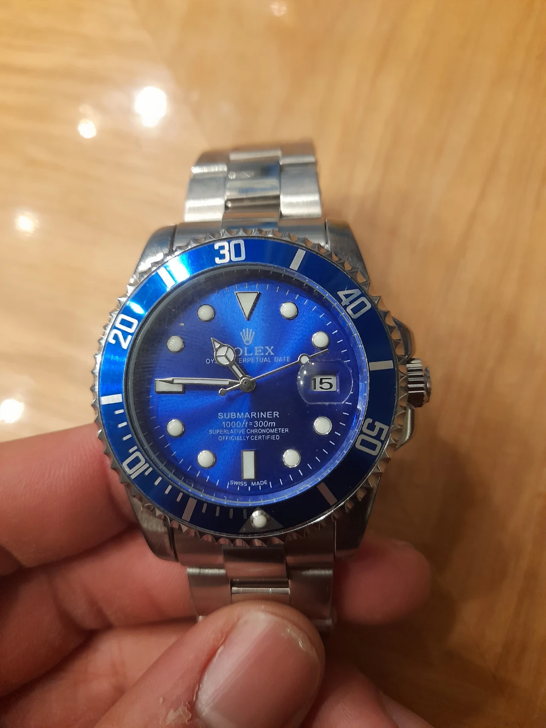 Submariner Blue Dial Stainless Steel