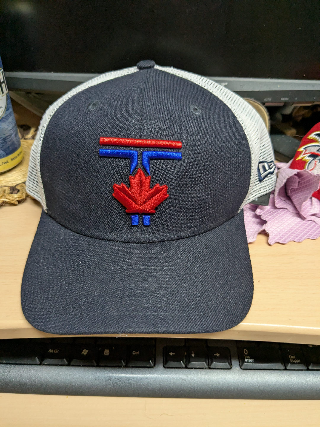 Blue Jays cap.