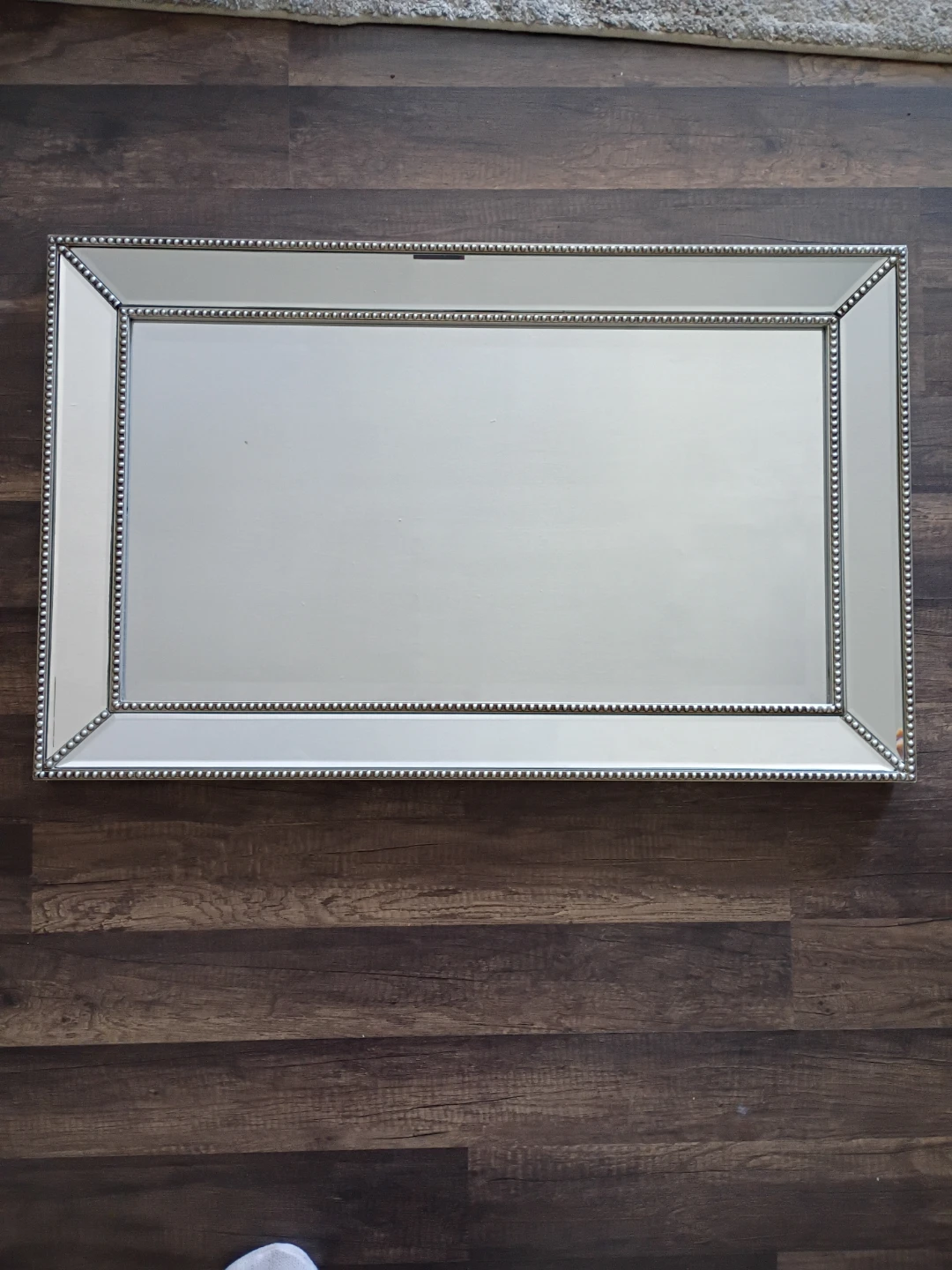 Rectangular or Vertical beaded Wall Mirror
