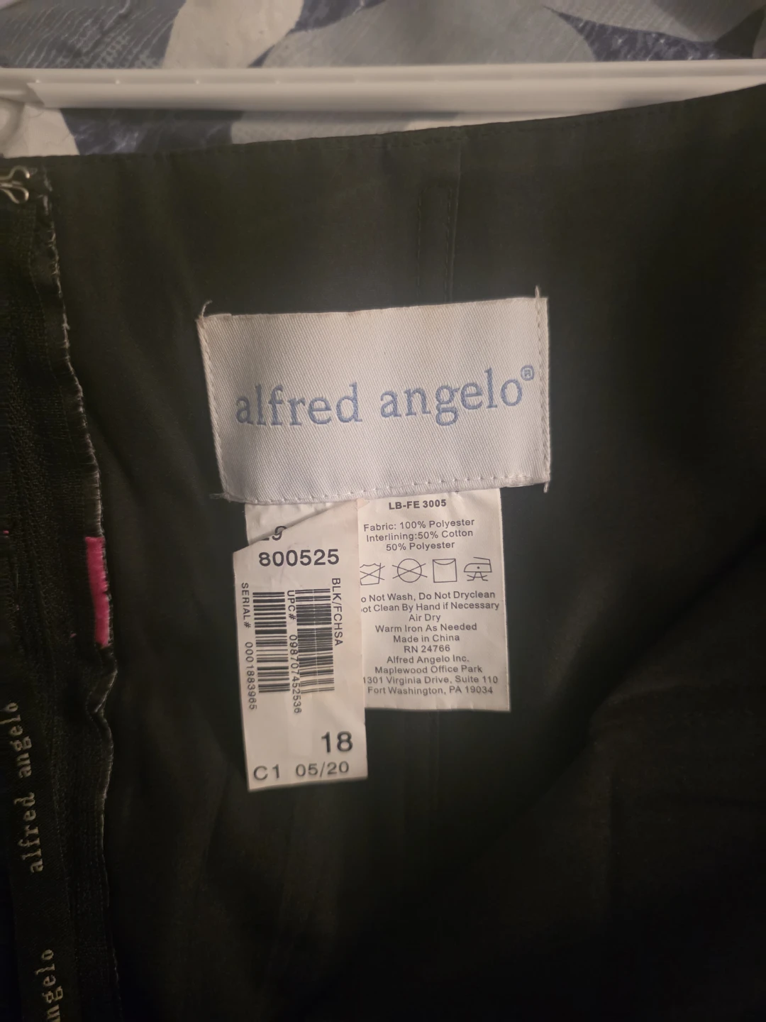 Alfred Angelo Black Strapless Dress - photo 4