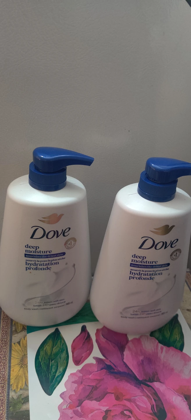 Dove Deep Moisture Body Wash 905 mL x2