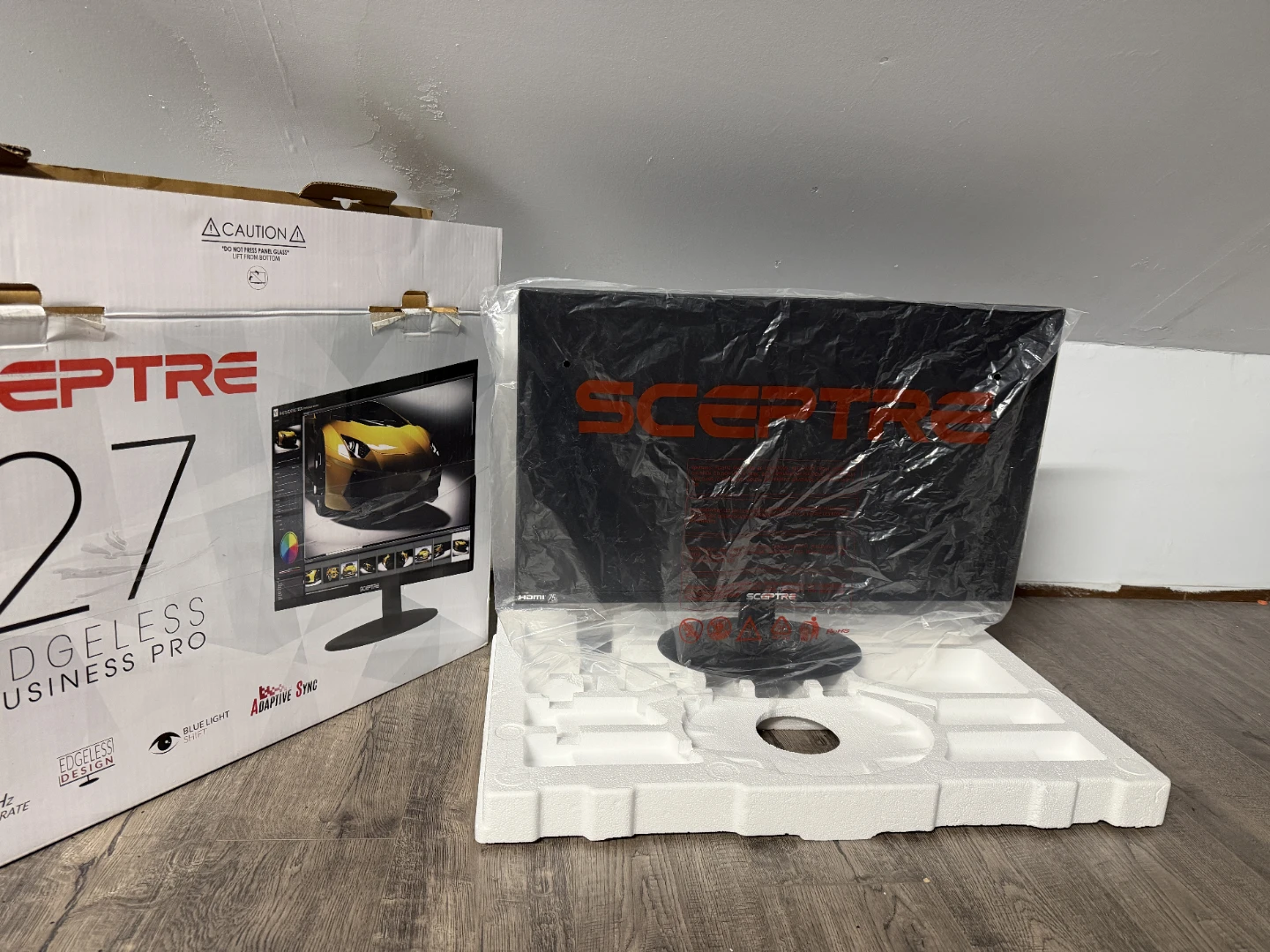 New Sceptre 27" Edgelss 1080P 75Hz monitor