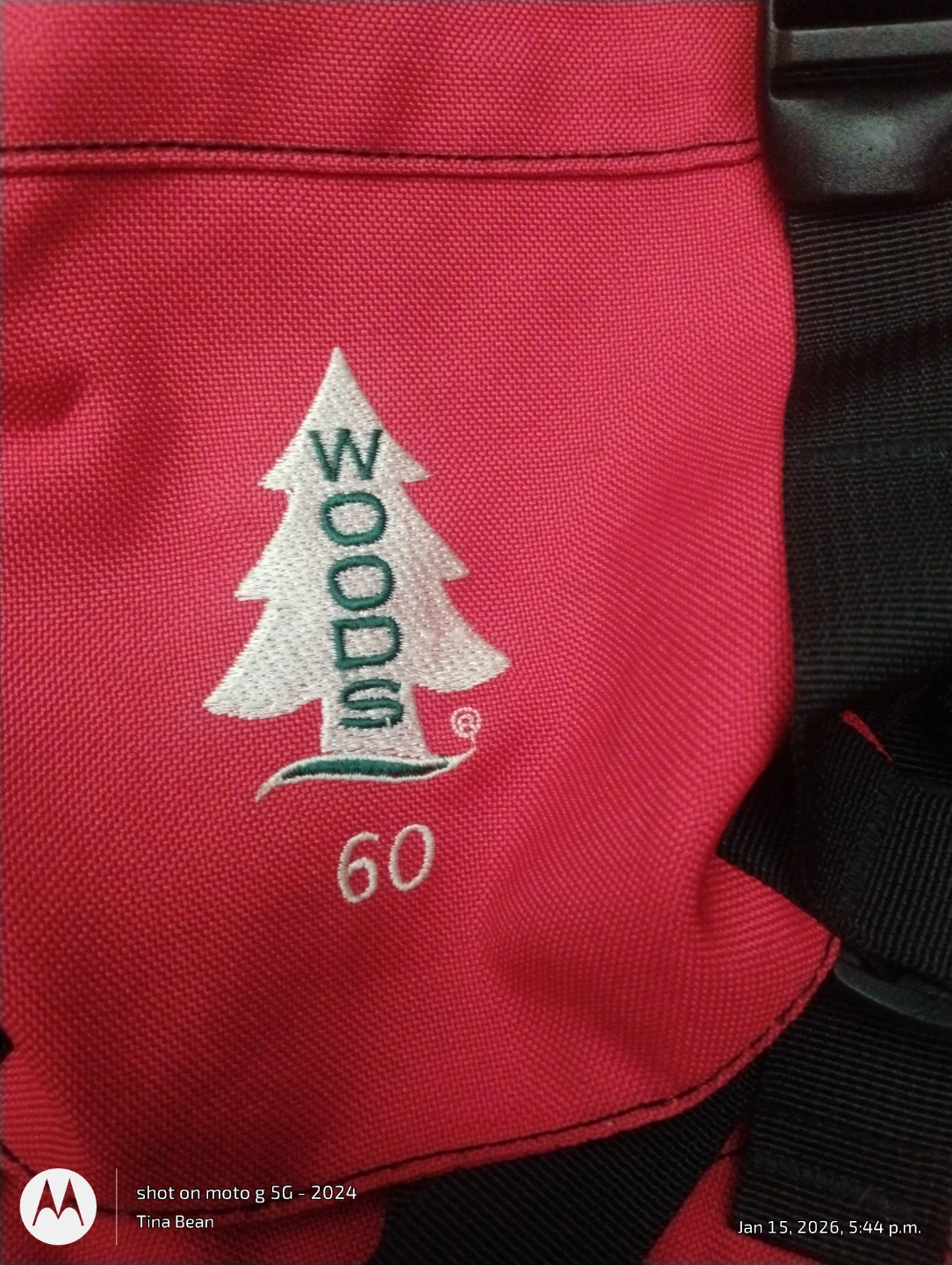 Woods Red/Black 60L Backpack - photo 3